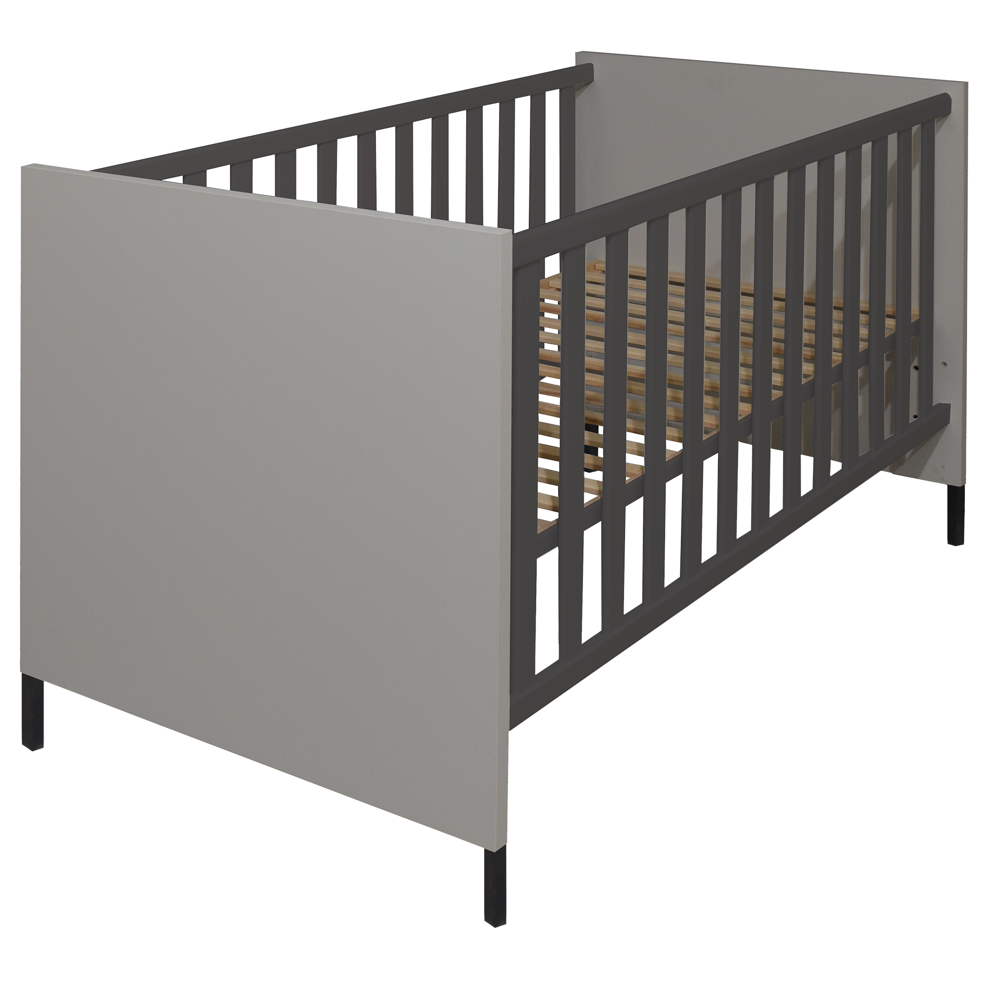 Zauberzwerg Babybett Orca 70x140 cm Grau Zauberzwerg Babybett Orca 70x140 cm Grau