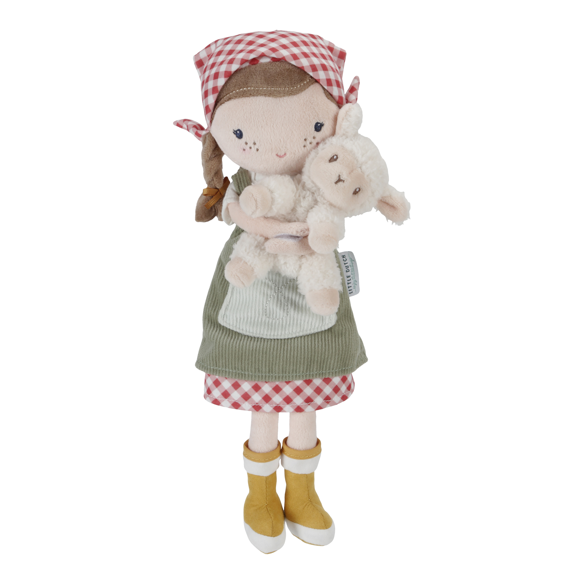 Puppe Little Dutch Kuschelpuppe Farmer mit Schaf Puppe Little Dutch Kuschelpuppe Farmer mit Schaf