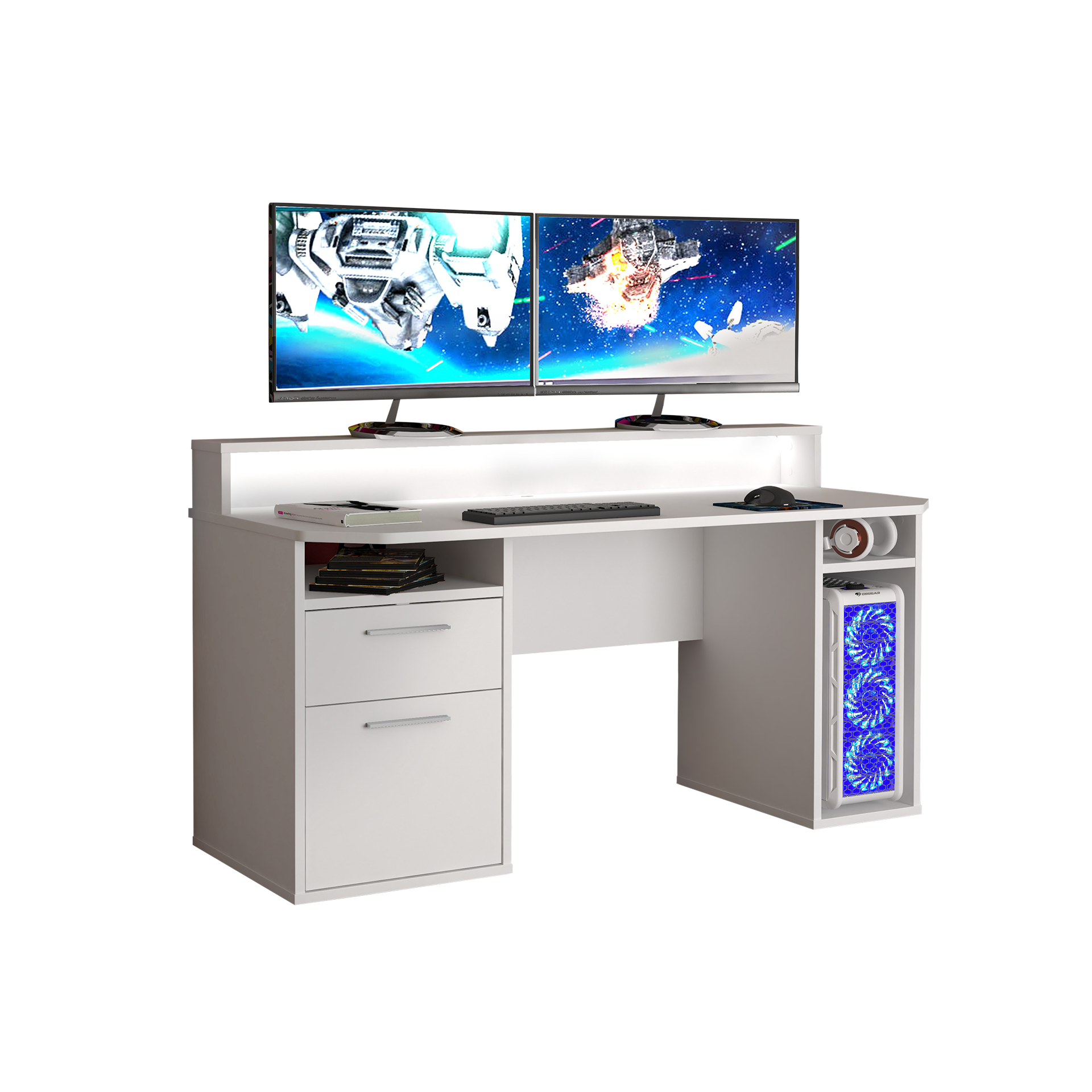 Schreibtisch Taser Weiß Schreibtisch Taser Weiß