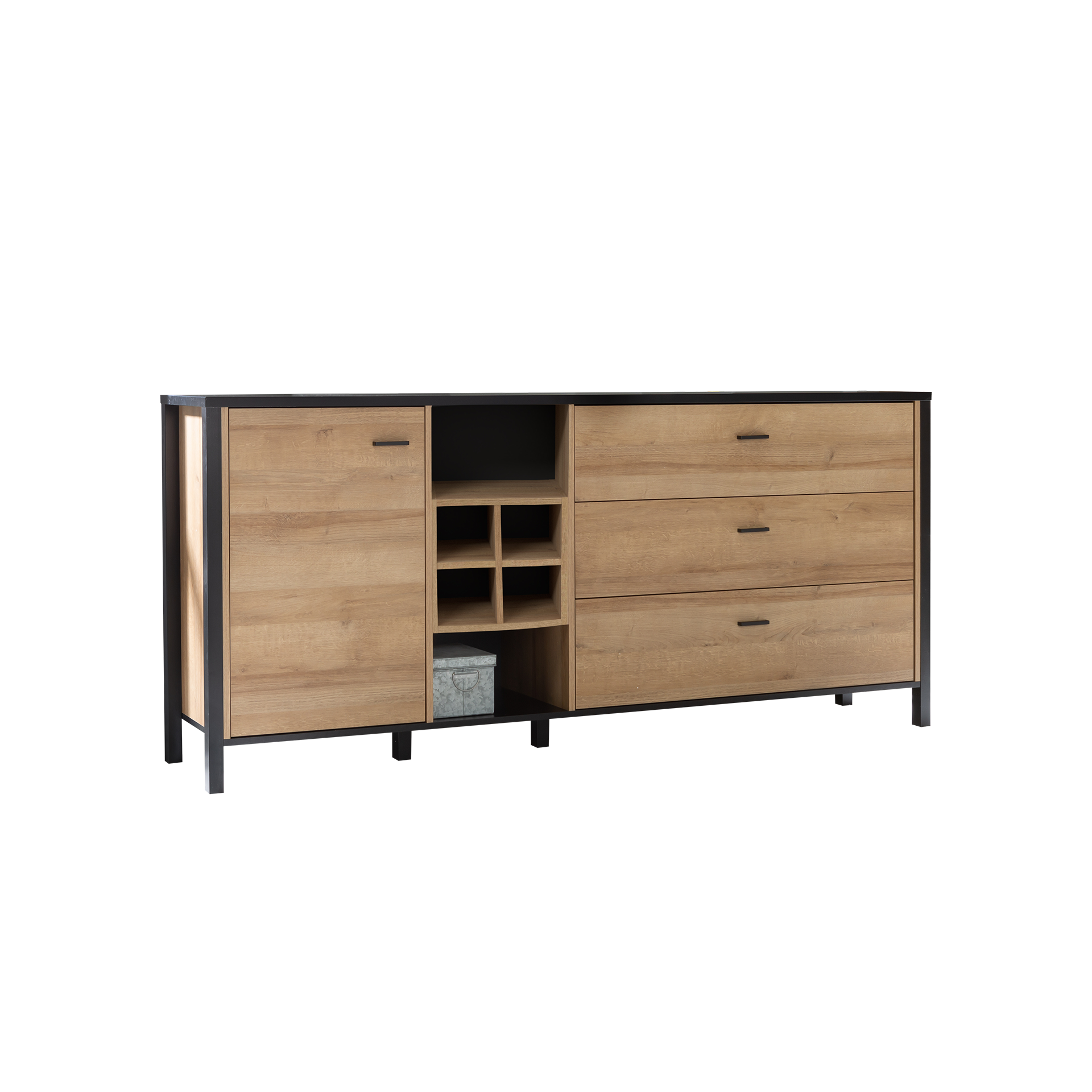 Sideboard High Rock Eichefarben 40.2*186.3*85.1