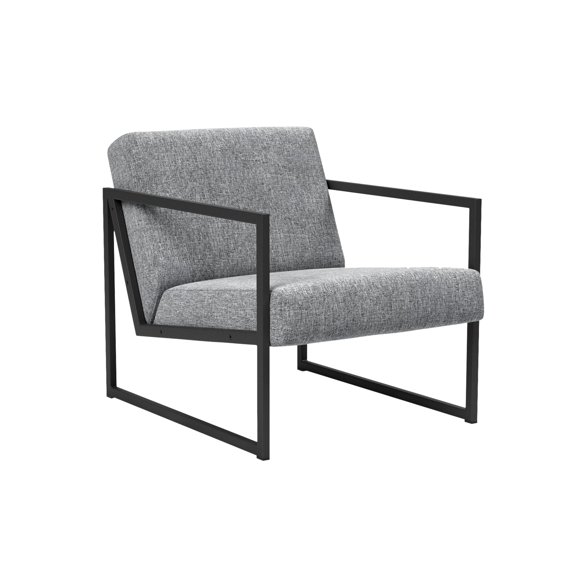 INNOVATION LIVING Sessel Vikko Bezug Twist Granite 565 Fuß Schwarz INNOVATION LIVING Sessel Vikko Bezug Twist Granite 565 Fuß Schwarz
