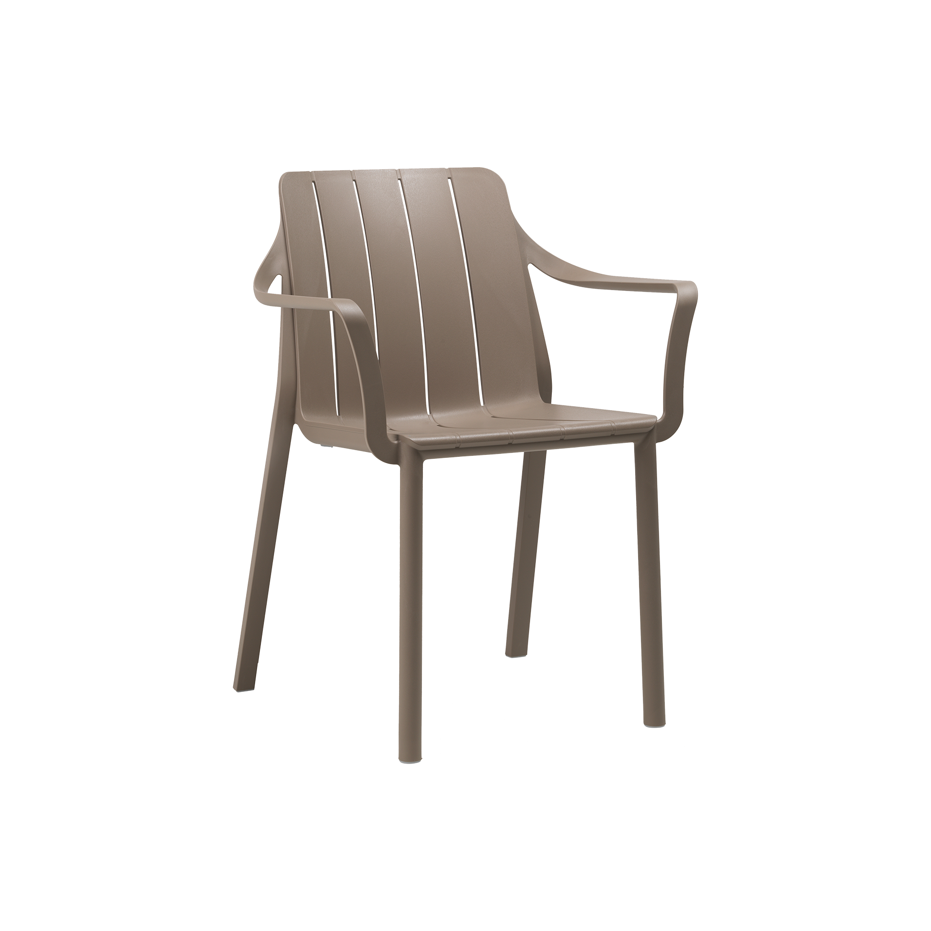 Nardi Armlehnstuhl Tiberina Tortora stapelbar Nardi Armlehnstuhl Tiberina Tortora stapelbar