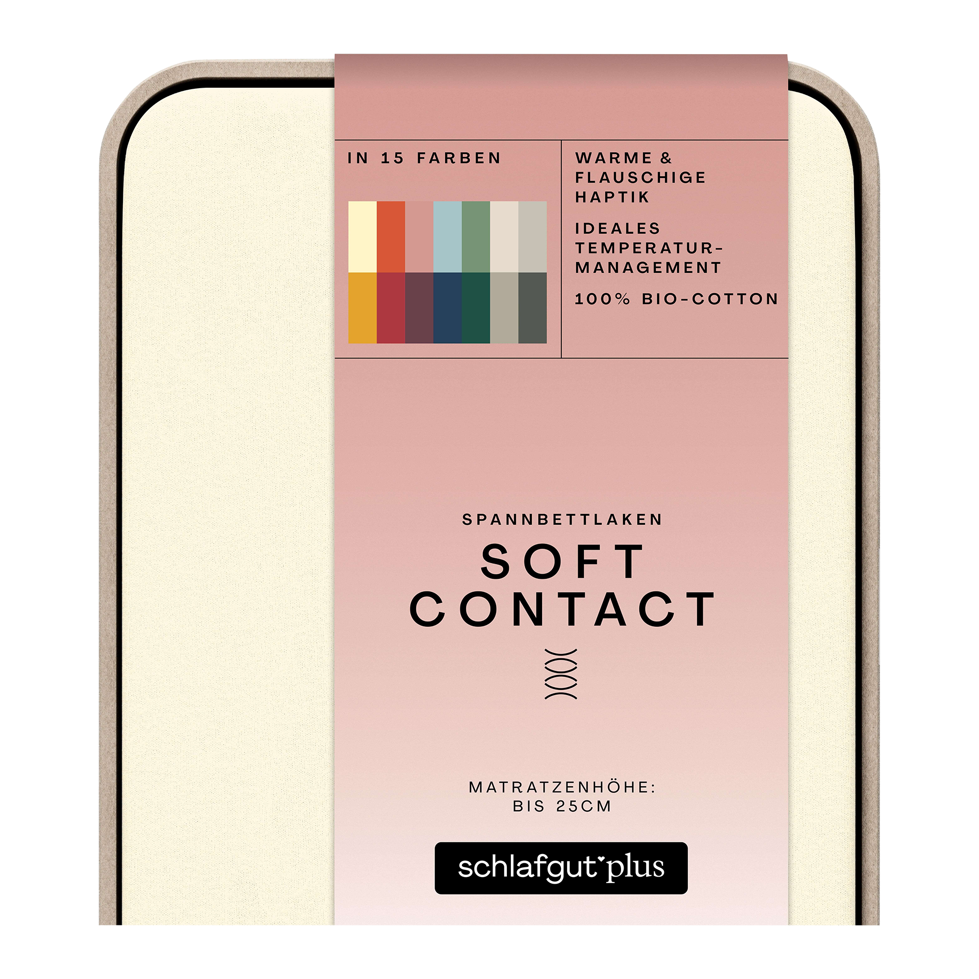 Spannbetttuch 120x200cm Yellow Light Spannbetttuch 120x200cm Yellow Light