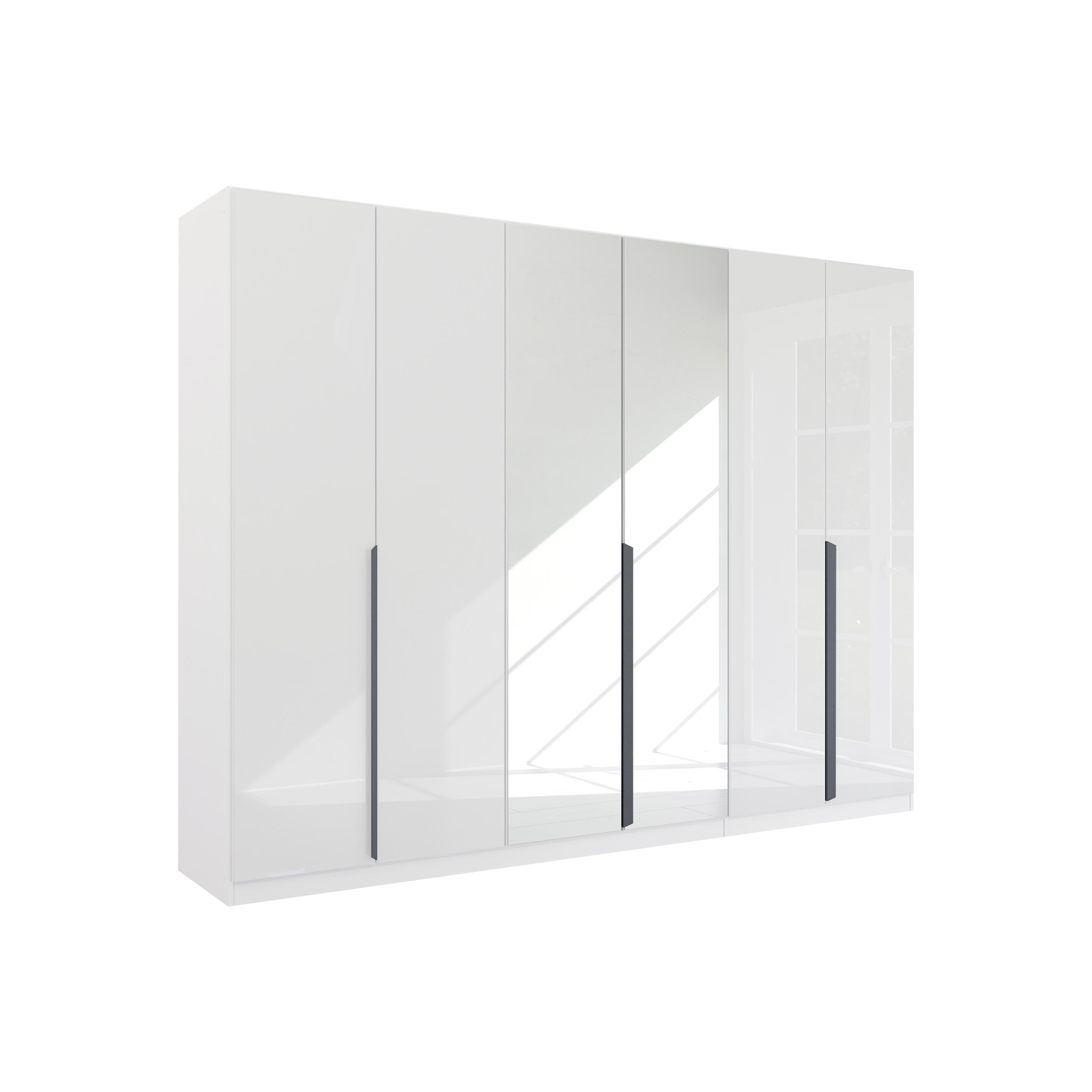 Drehtürenschrank Mood 6-türig Grau 54*271*210 Drehtürenschrank Mood 6-türig Grau 54*271*210