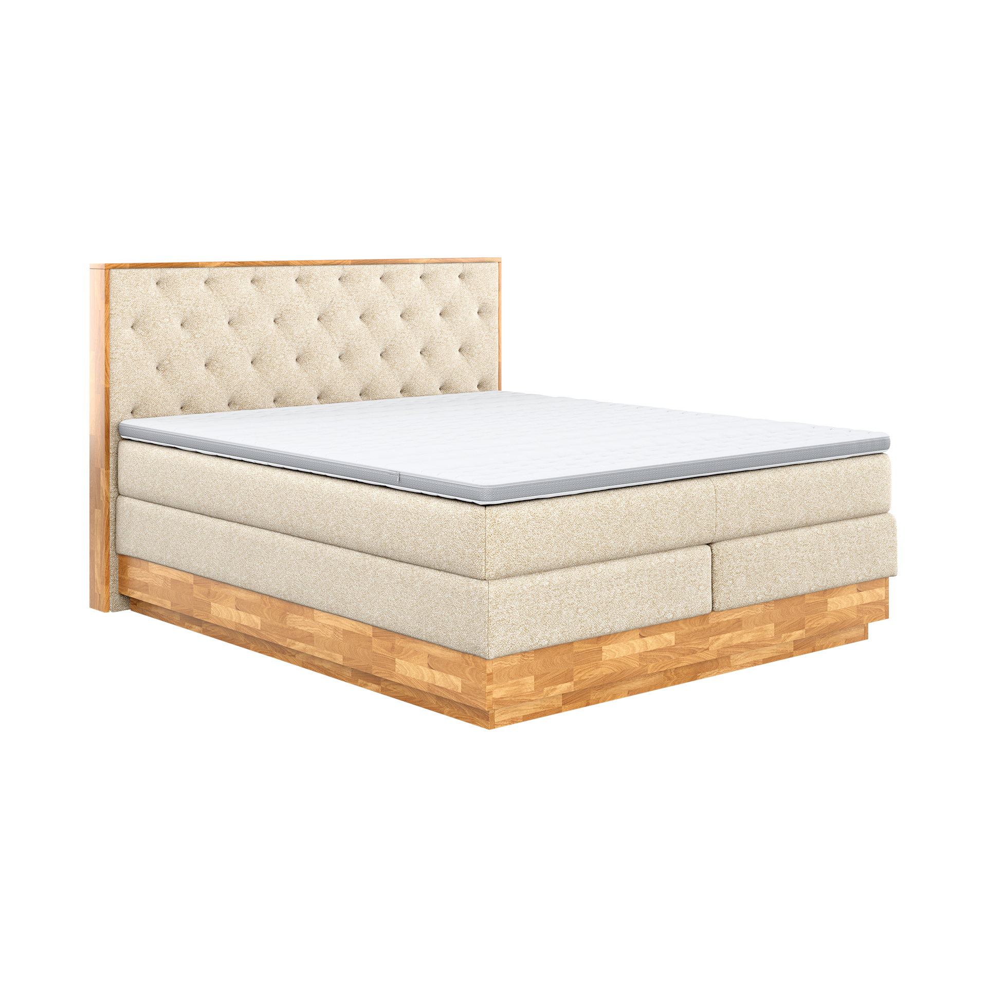 Spilker Boxspringbett Paula II Beige 180x200 cm Matratze 2 H3 - fest, ab ca. 80 kg Matratze 1 H2 - mittelfest, bis ca. 80 kg Spilker Boxspringbett Paula II Beige 180x200 cm Matratze 2 H3 - fest, ab ca. 80 kg Matratze 1 H2 - mittelfest, bis ca. 80 kg