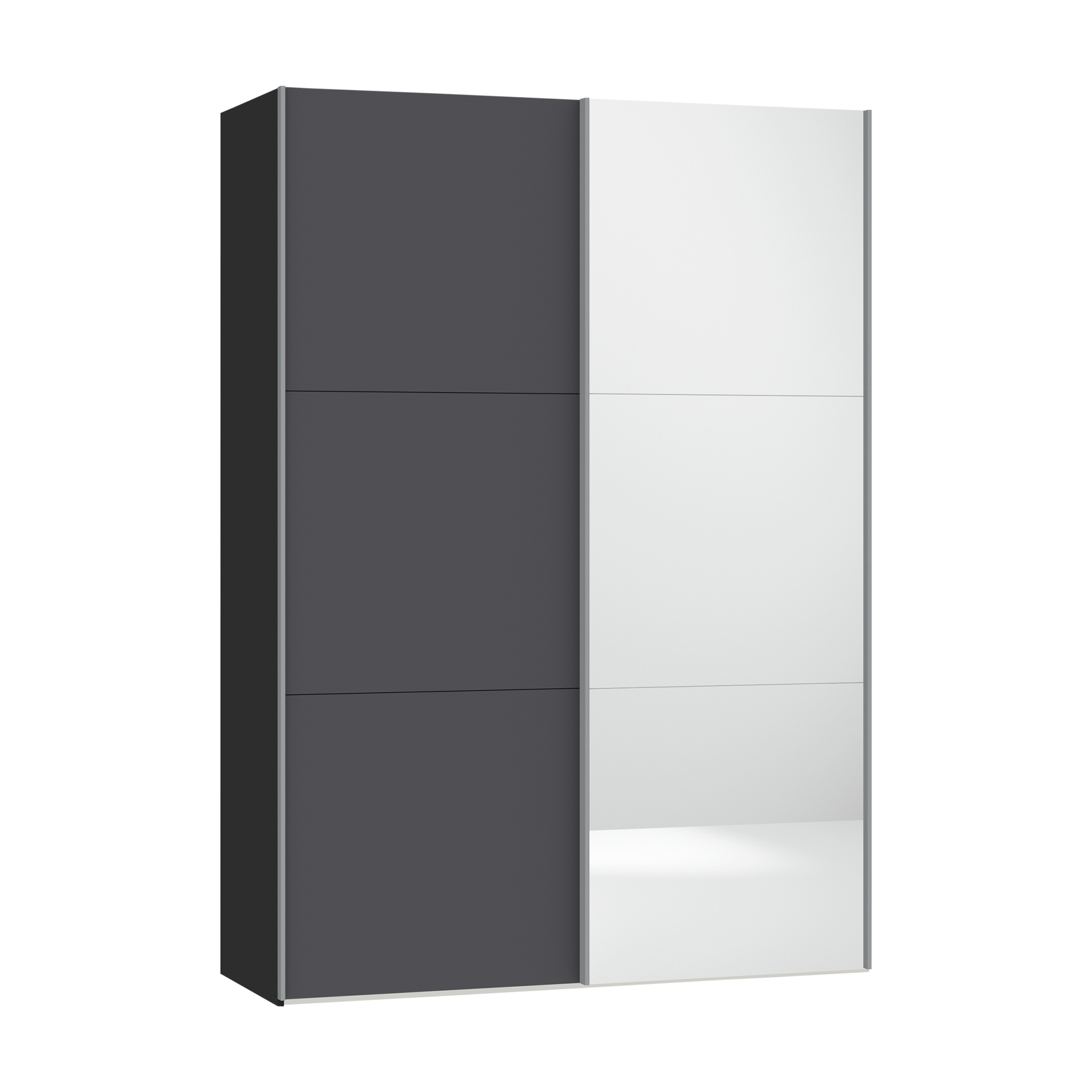 Schwebetürenschrank Liah Schwarz 58.5*152*220 Schwebetürenschrank Liah Schwarz 58.5*152*220