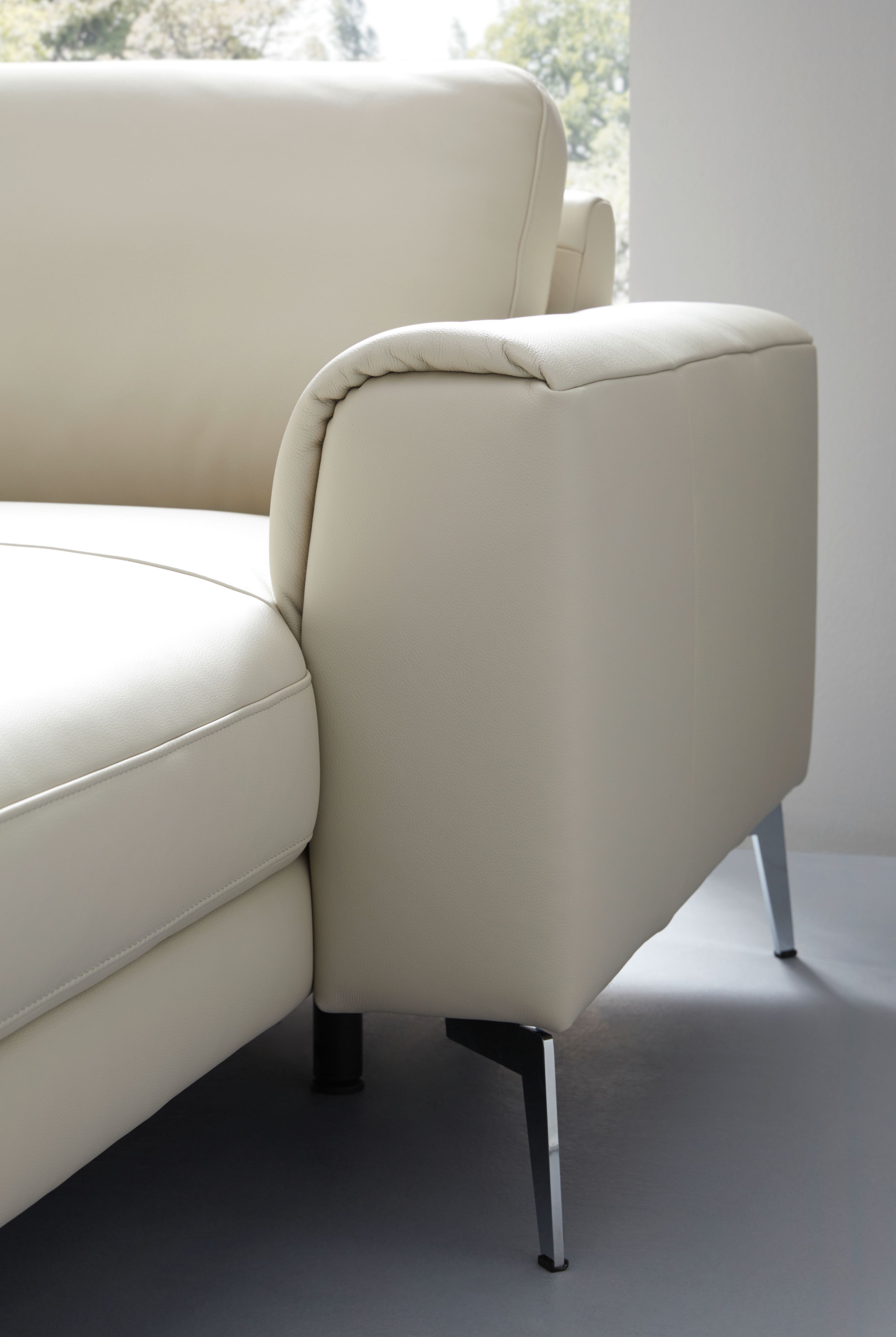 Contur Ecksofa Enna Bezug Leder Weiß Contur Ecksofa Enna Bezug Leder Weiß