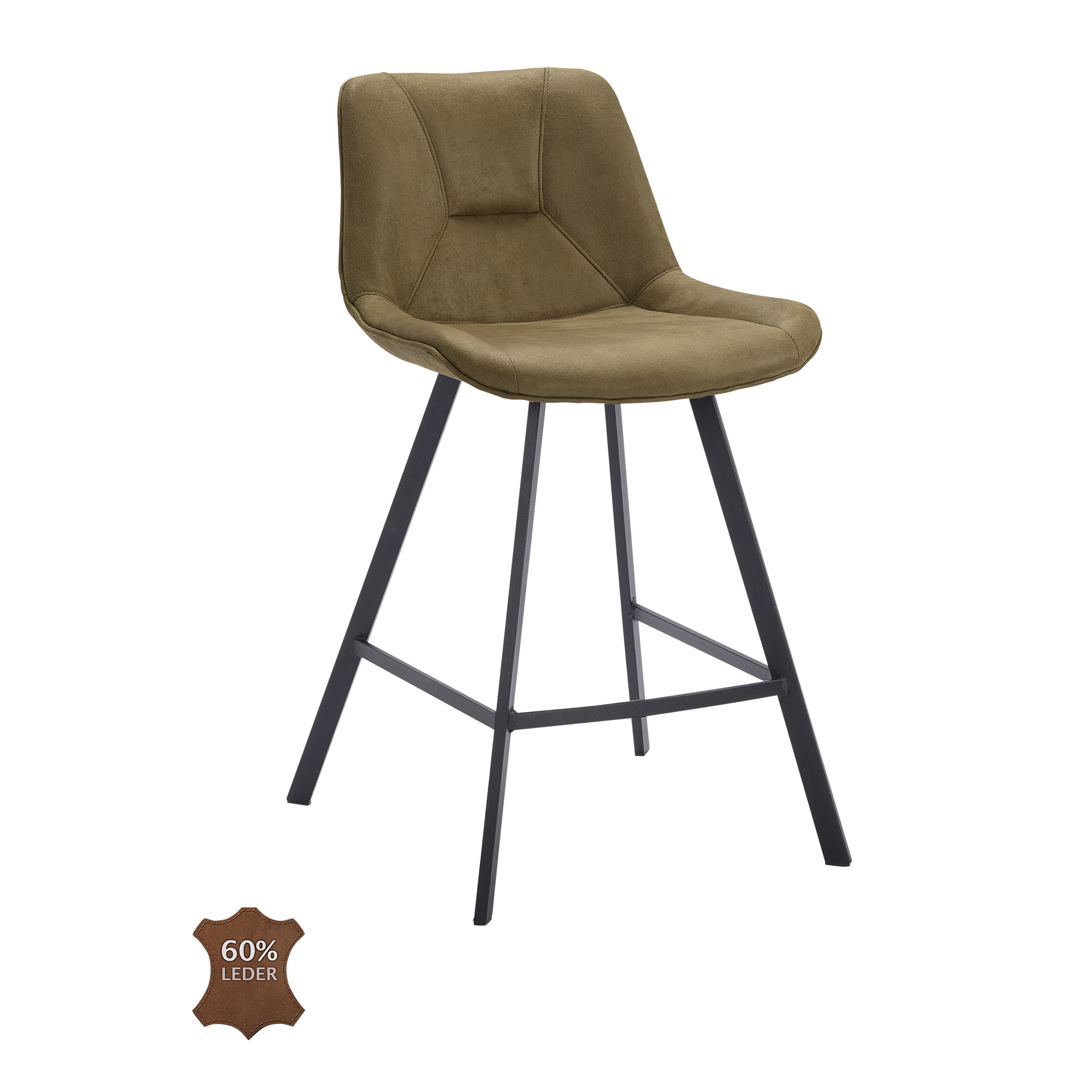 Natura Barhocker Wesley Bezug Stoff Bull Moos Gestell Metall Schwarz pulverbeschichtet Natura Barhocker Wesley Bezug Stoff Bull Moos Gestell Metall Schwarz pulverbeschichtet