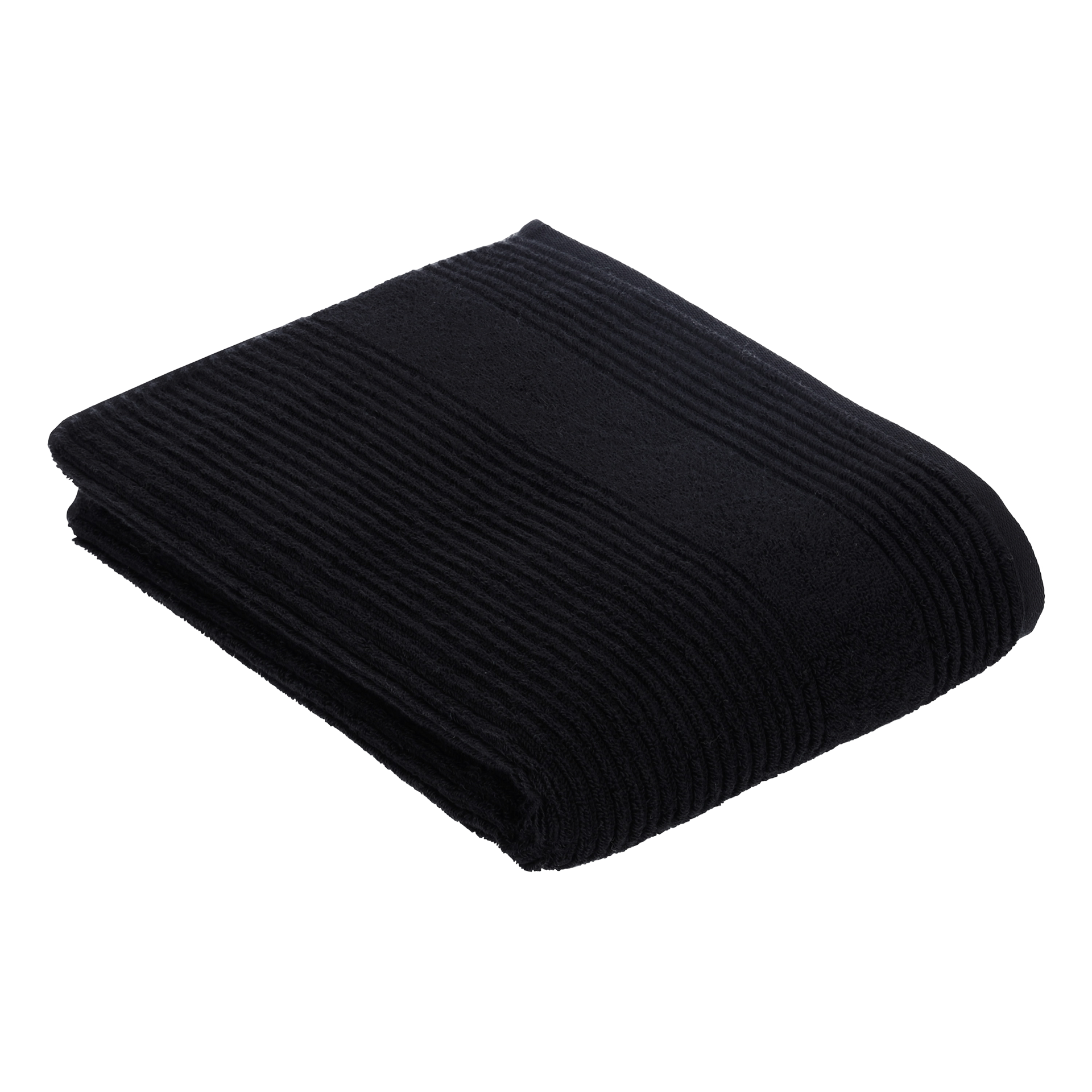 Vossen Duschtuch Tomorrow Schwarz 67x140cm Vossen Duschtuch Tomorrow Schwarz 67x140cm