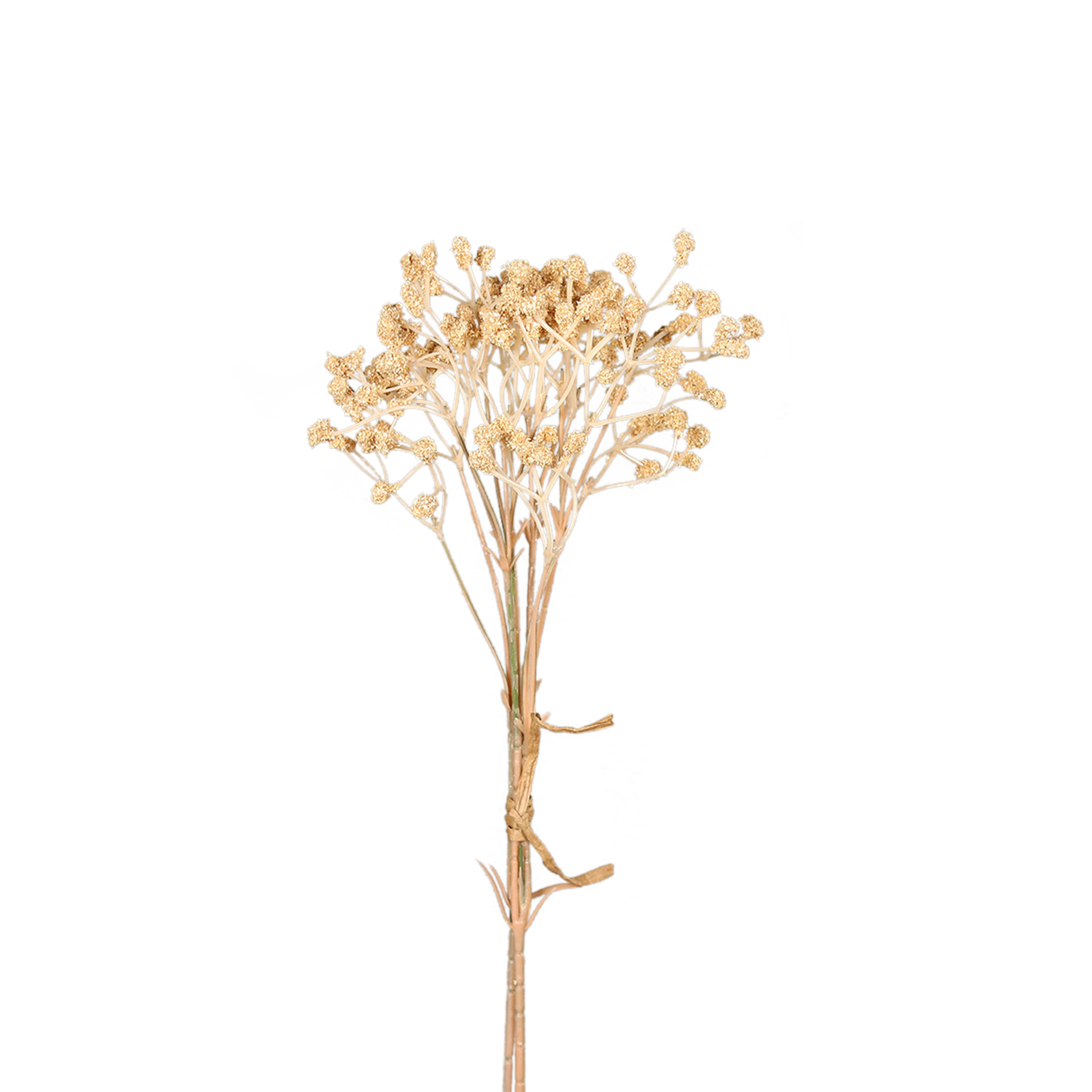 Kunstblume Wiesenknopf Sand