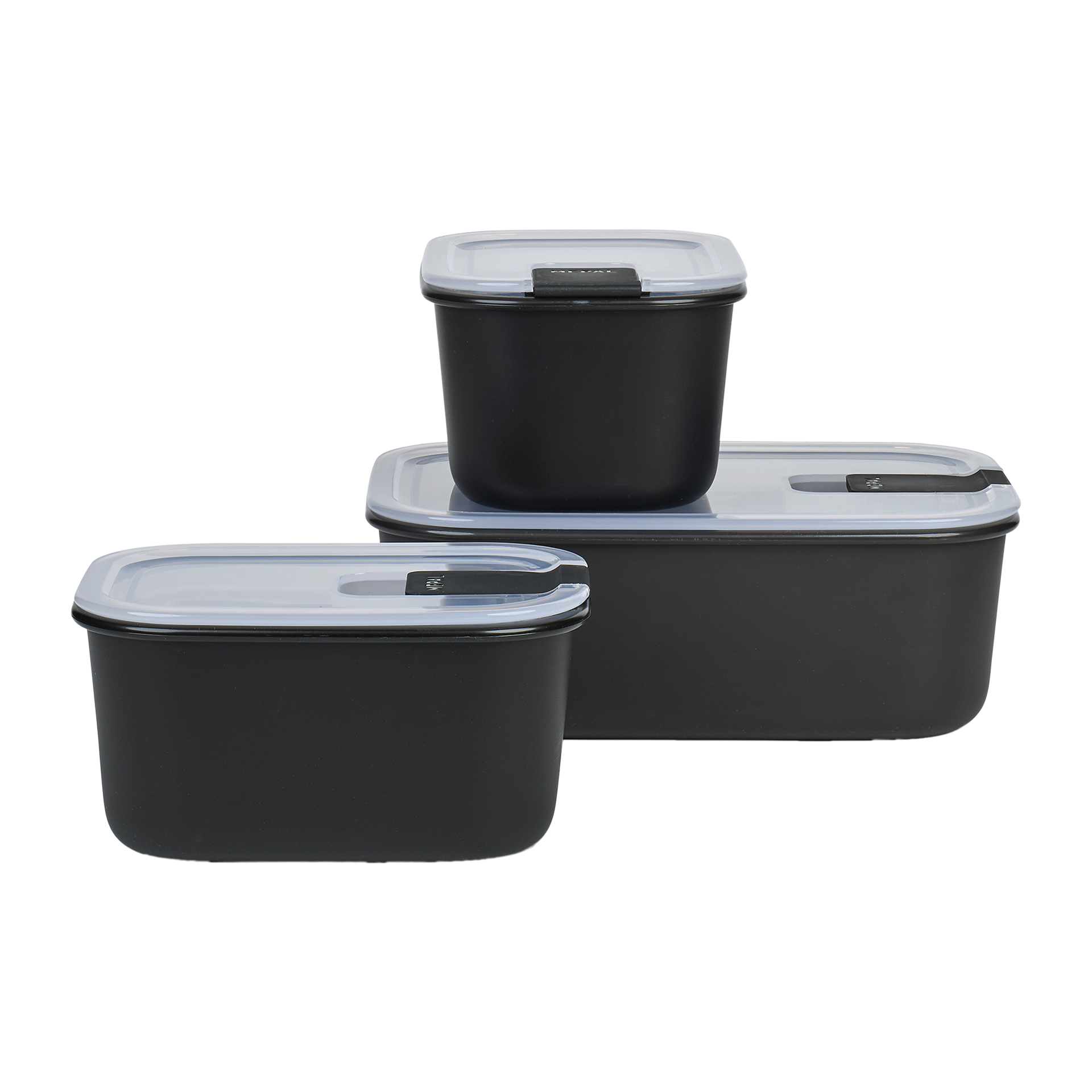 Mepal Frischhaltedosen-Set Easyclip Nordic Black Mepal Frischhaltedosen-Set Easyclip Nordic Black