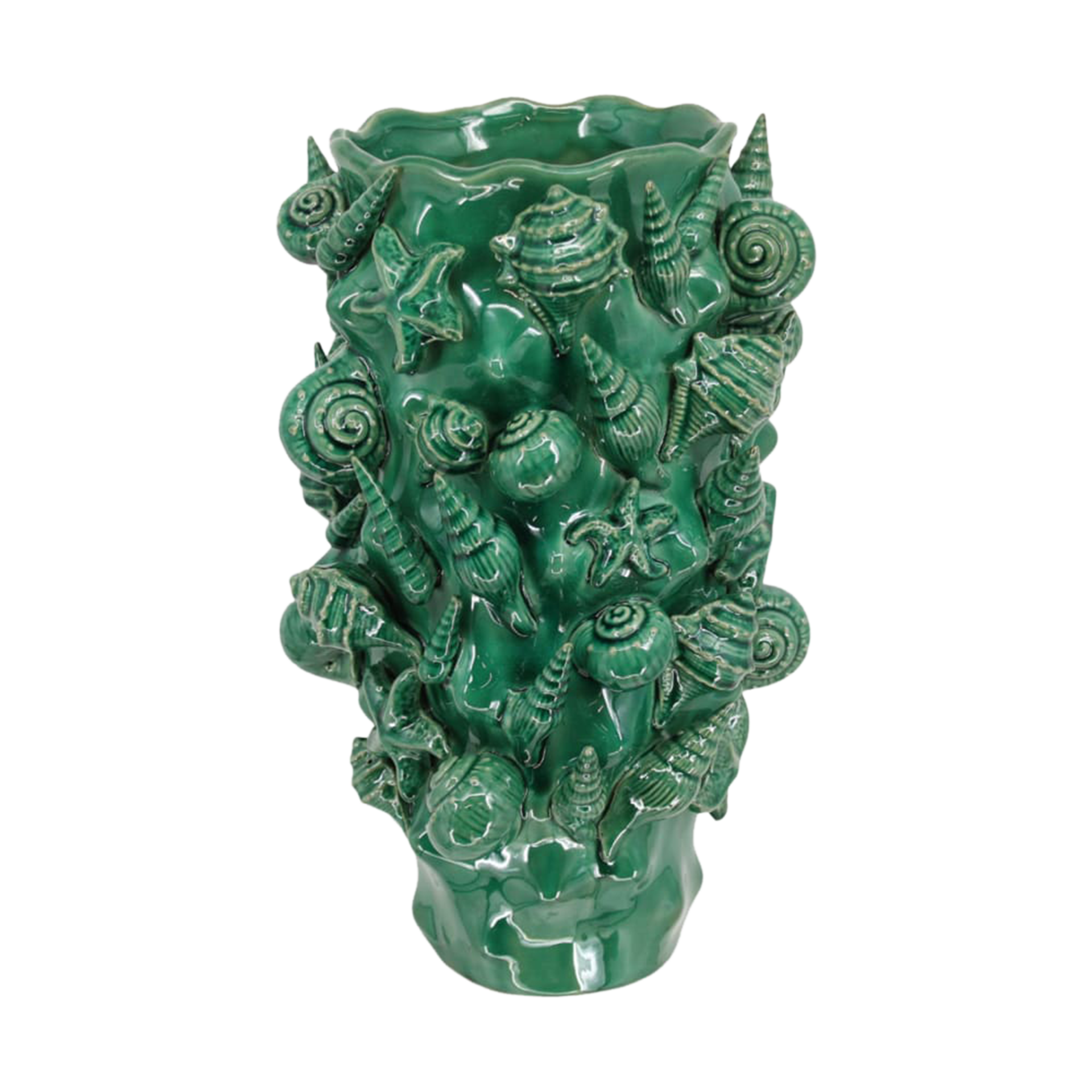 Vase Shells Turqoise Vase Shells Turqoise