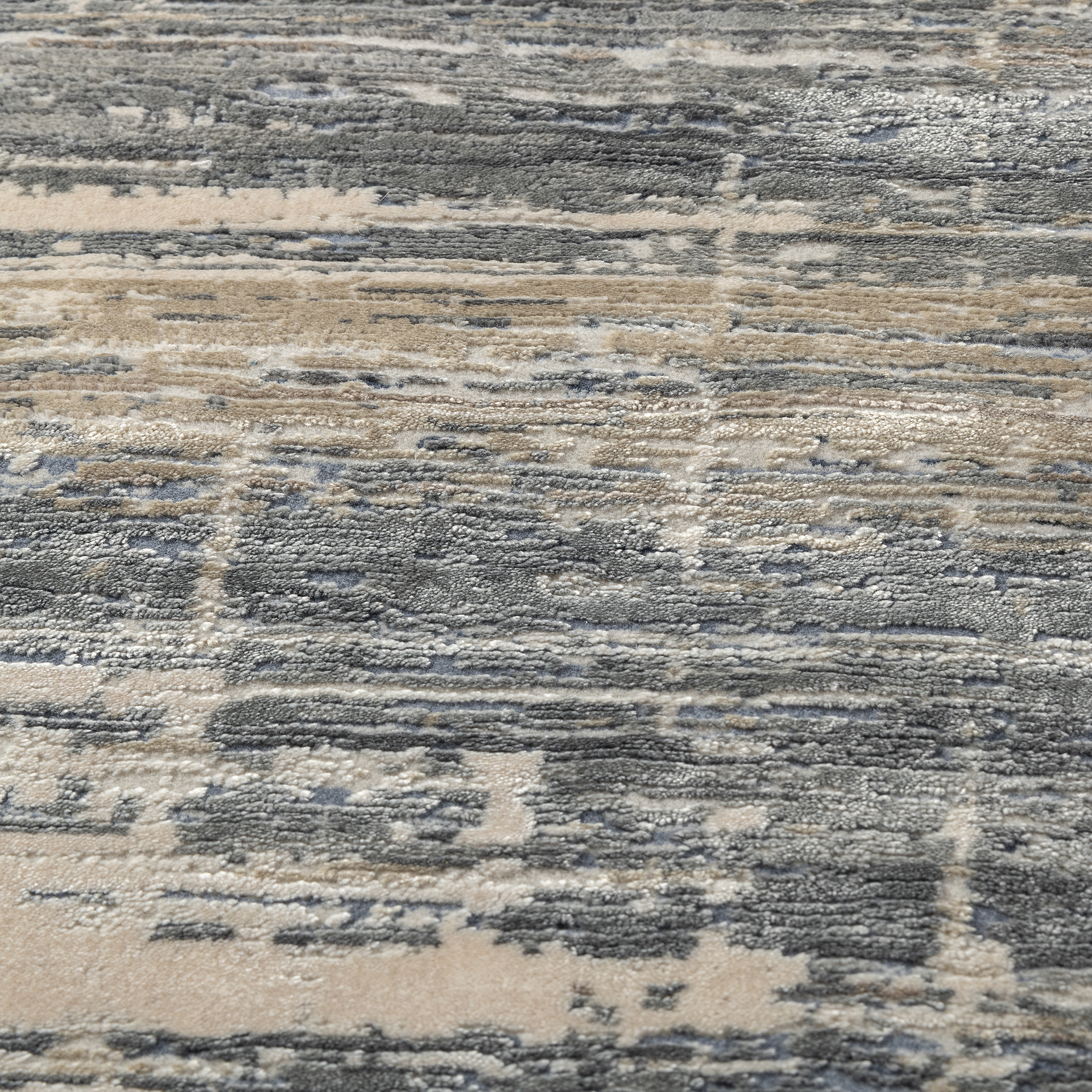 Teppich Atlantis 240x240cm blau hellbeige Teppich Atlantis 240x240cm blau hellbeige