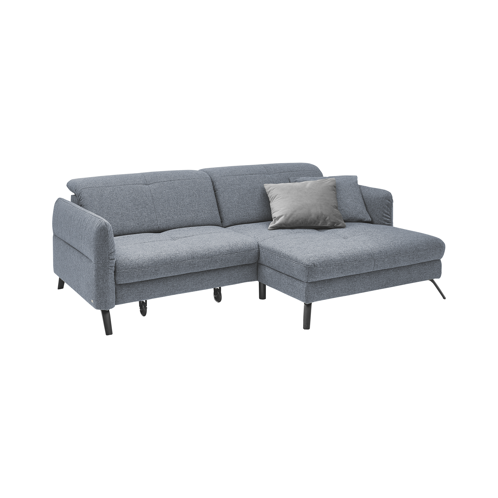 set one by Musterring Ecksofa SO 4400 Blau Ottomane rechts set one by Musterring Ecksofa SO 4400 Blau Ottomane rechts