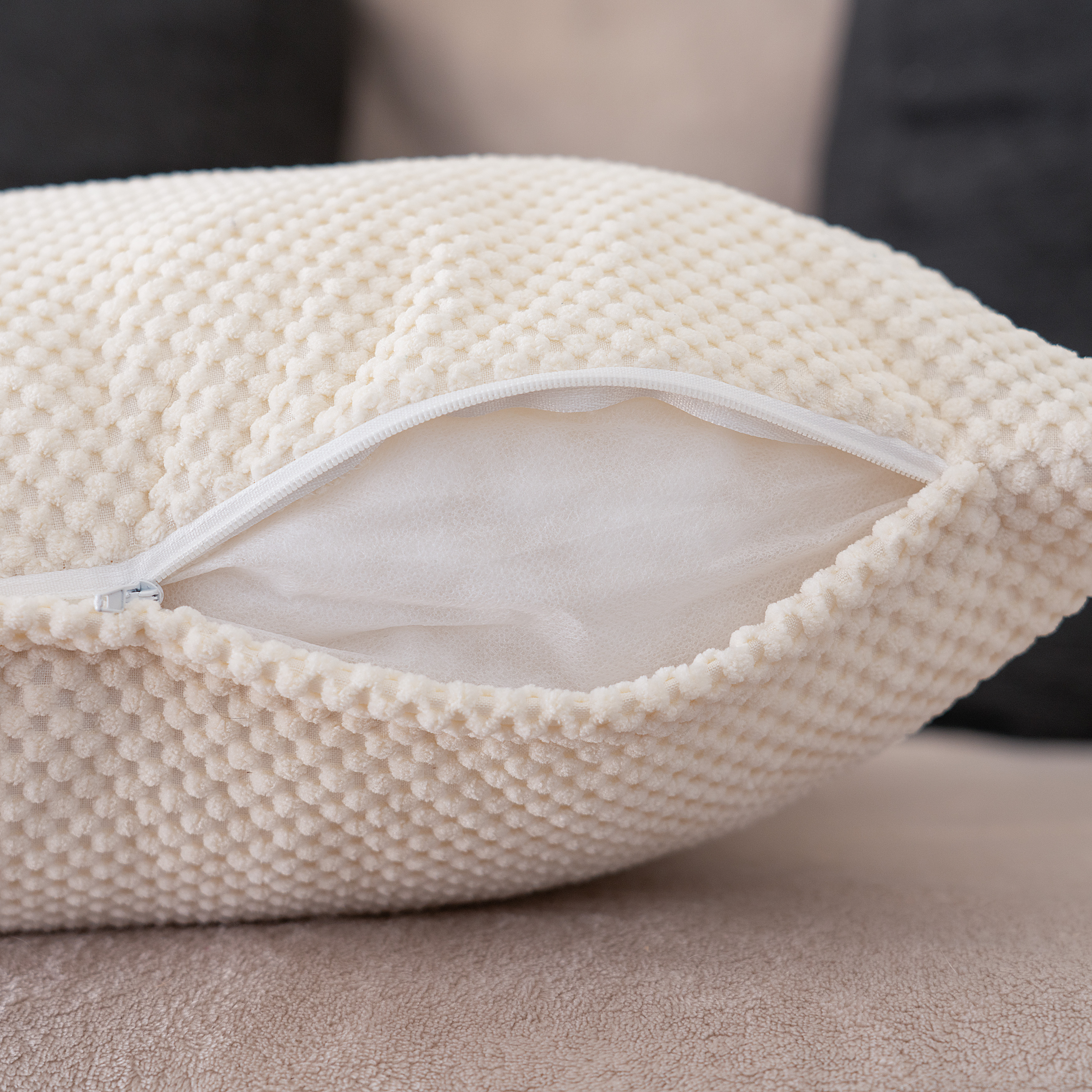 Kissen Bubble Offwhite 45x45cm Kissen Bubble Offwhite 45x45cm