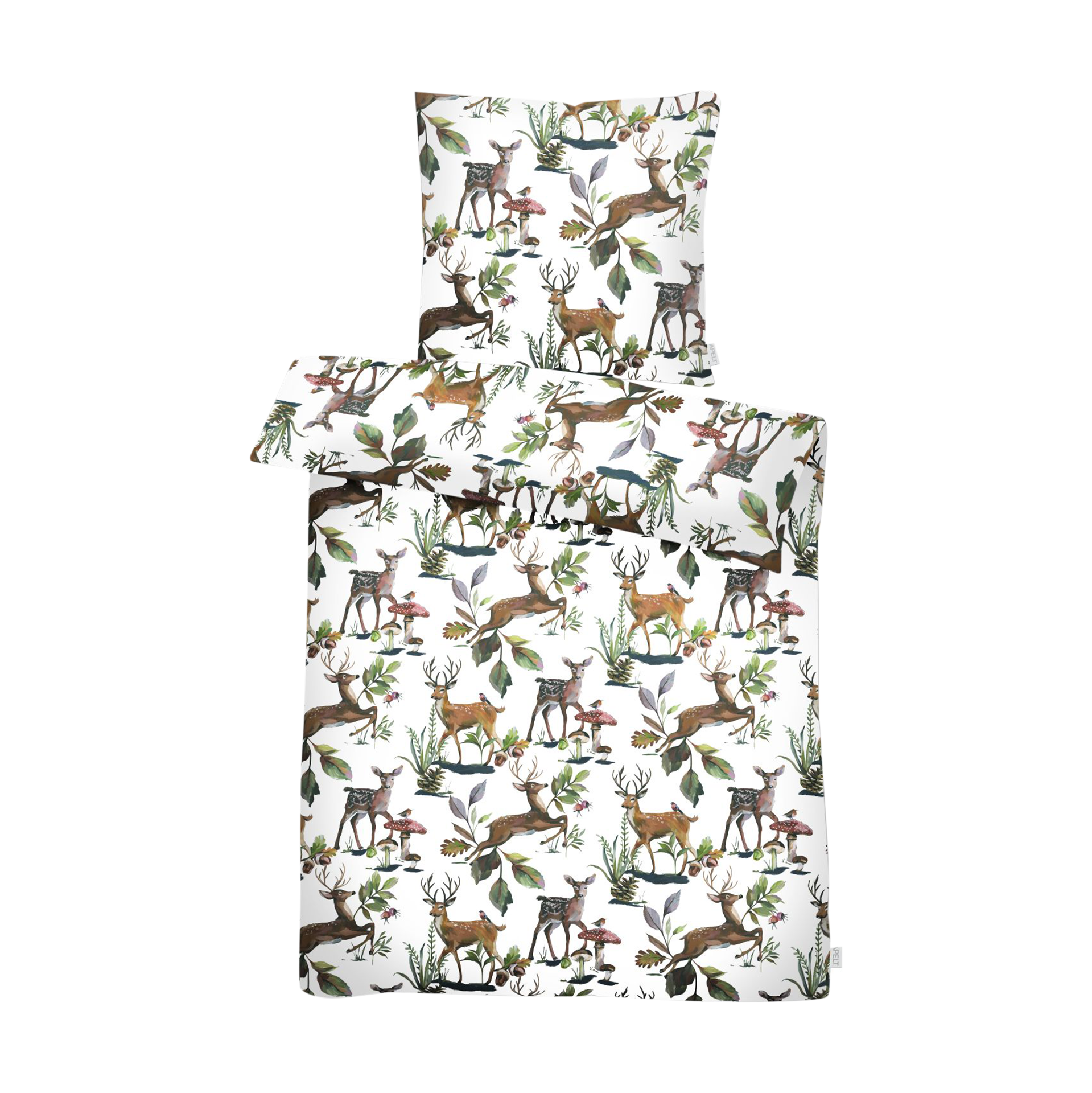 Satin Bettwäsche Fritz Weiß 135x200cm Satin Bettwäsche Fritz Weiß 135x200cm