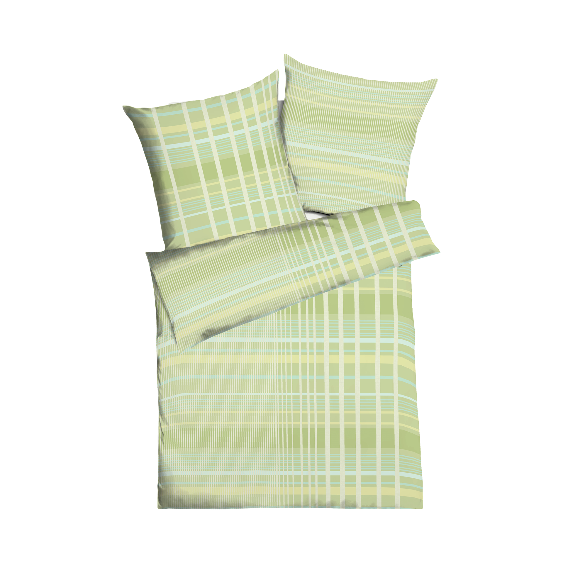 Satin Bettwäsche Jarin Lind 135x200cm