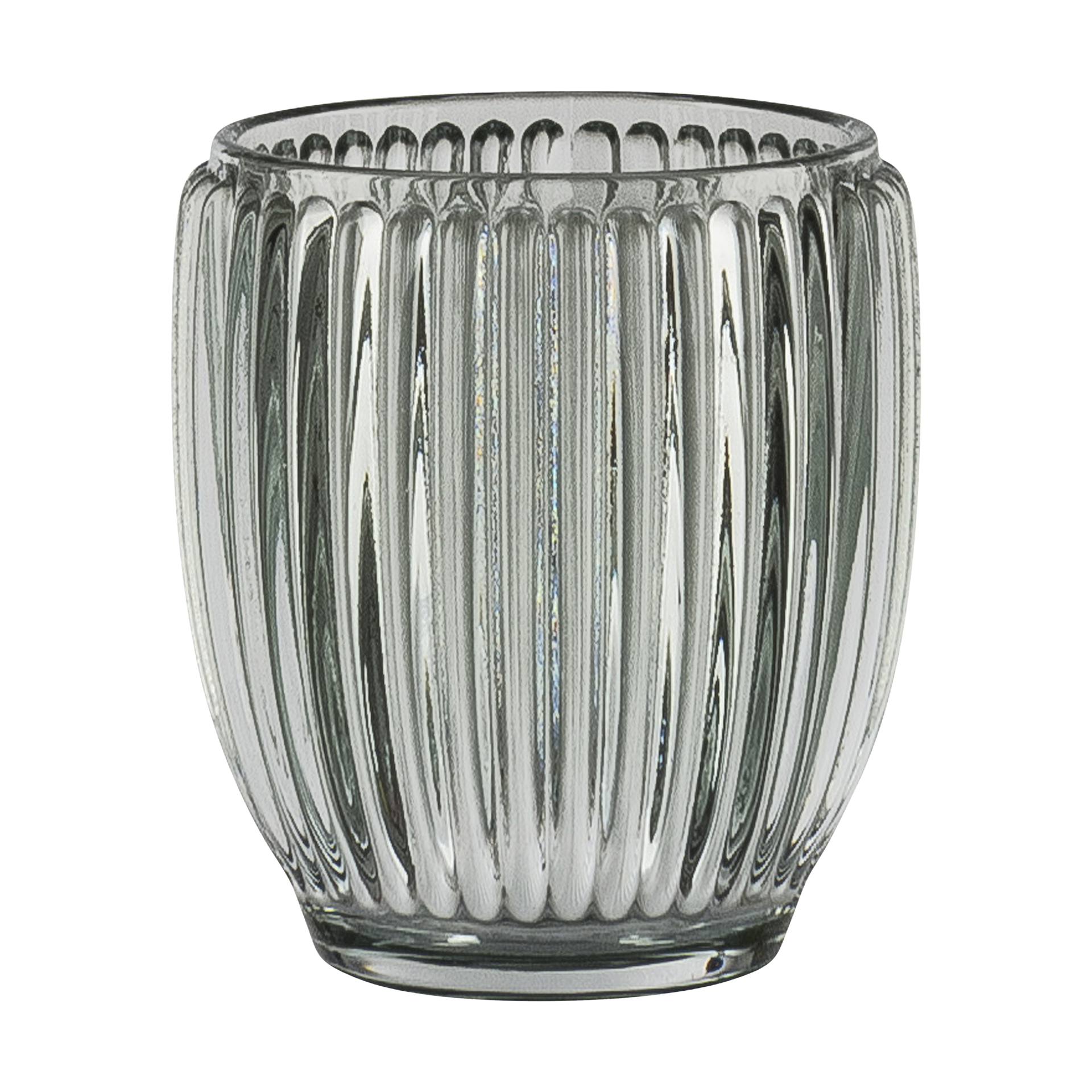 Teelichthalter Rillen Hellgrün Teelichthalter Rillen Hellgrün