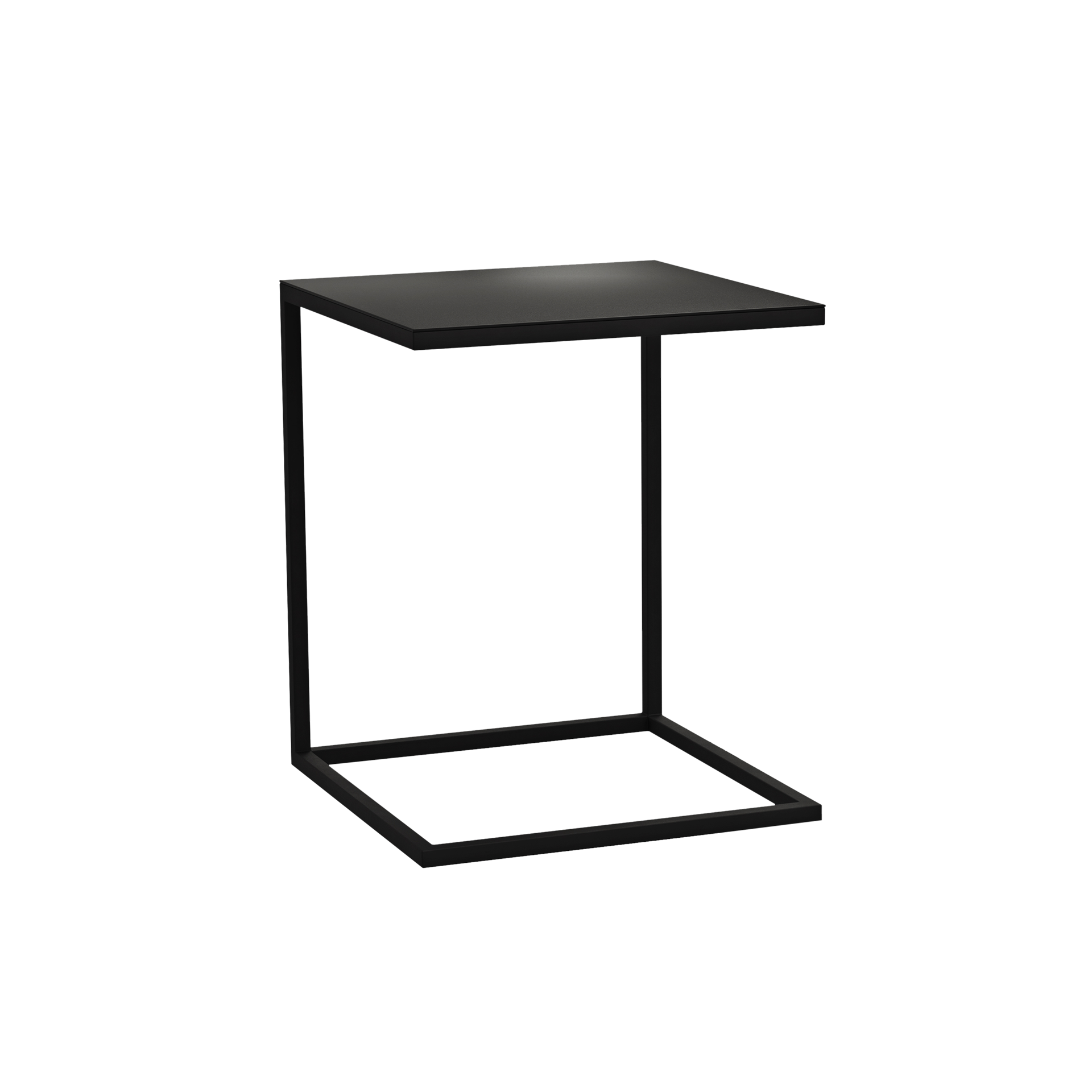 Raumfreunde Beistelltisch Lukas 3 Metall Schwarz 40*40*50
