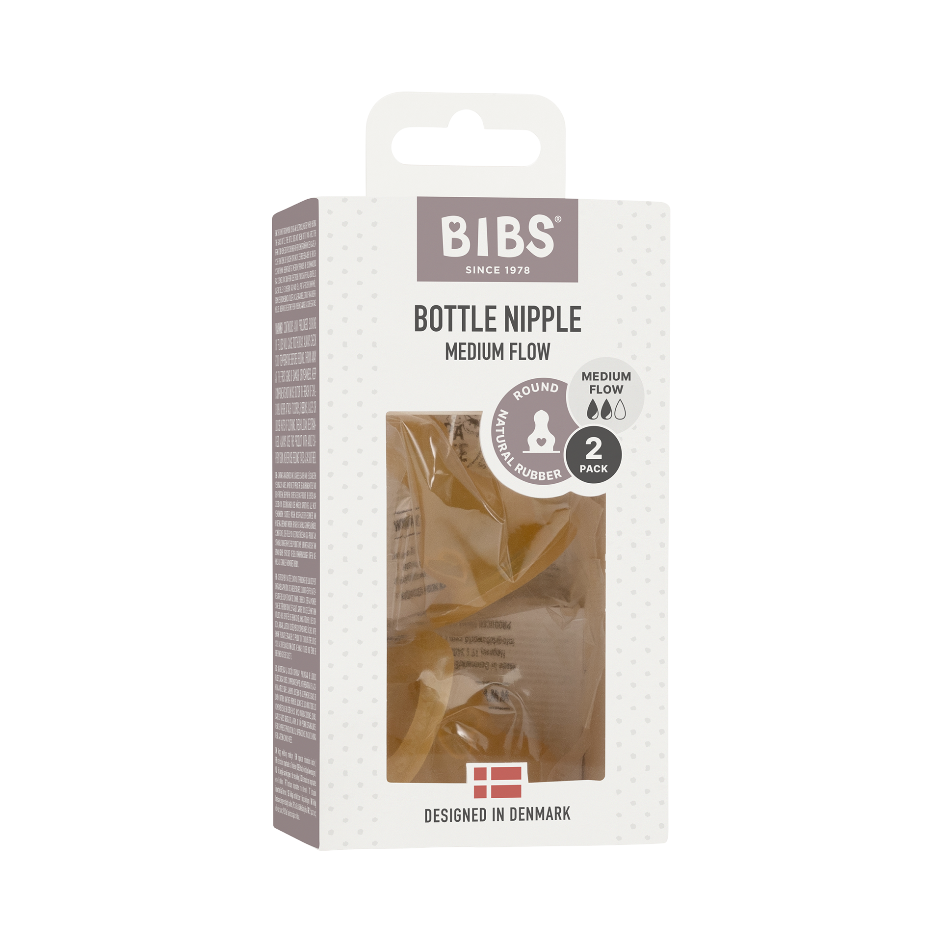 Trinkflasche BIBS Trinksauger 2er Set Mittlerer Nahrungsfluss Trinkflasche BIBS Trinksauger 2er Set Mittlerer Nahrungsfluss