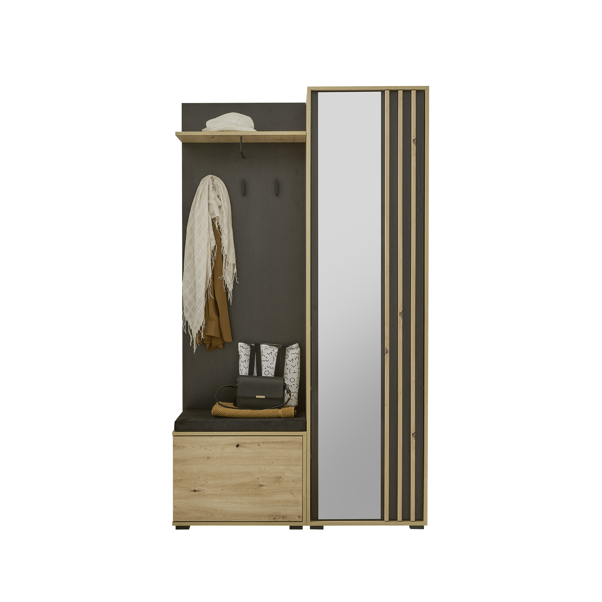 Garderoben-Set Volano Eichefarben Garderoben-Set Volano Eichefarben