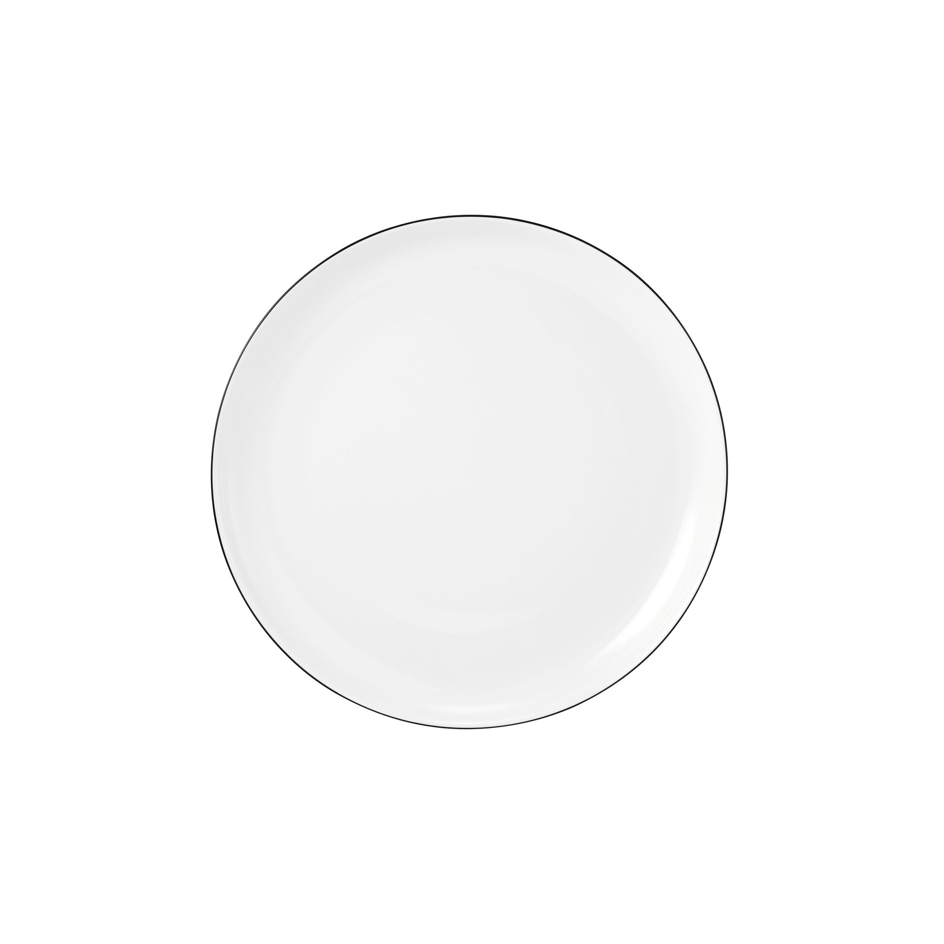 Frühstücksteller Lido Black Line Schwarz Frühstücksteller Lido Black Line Schwarz