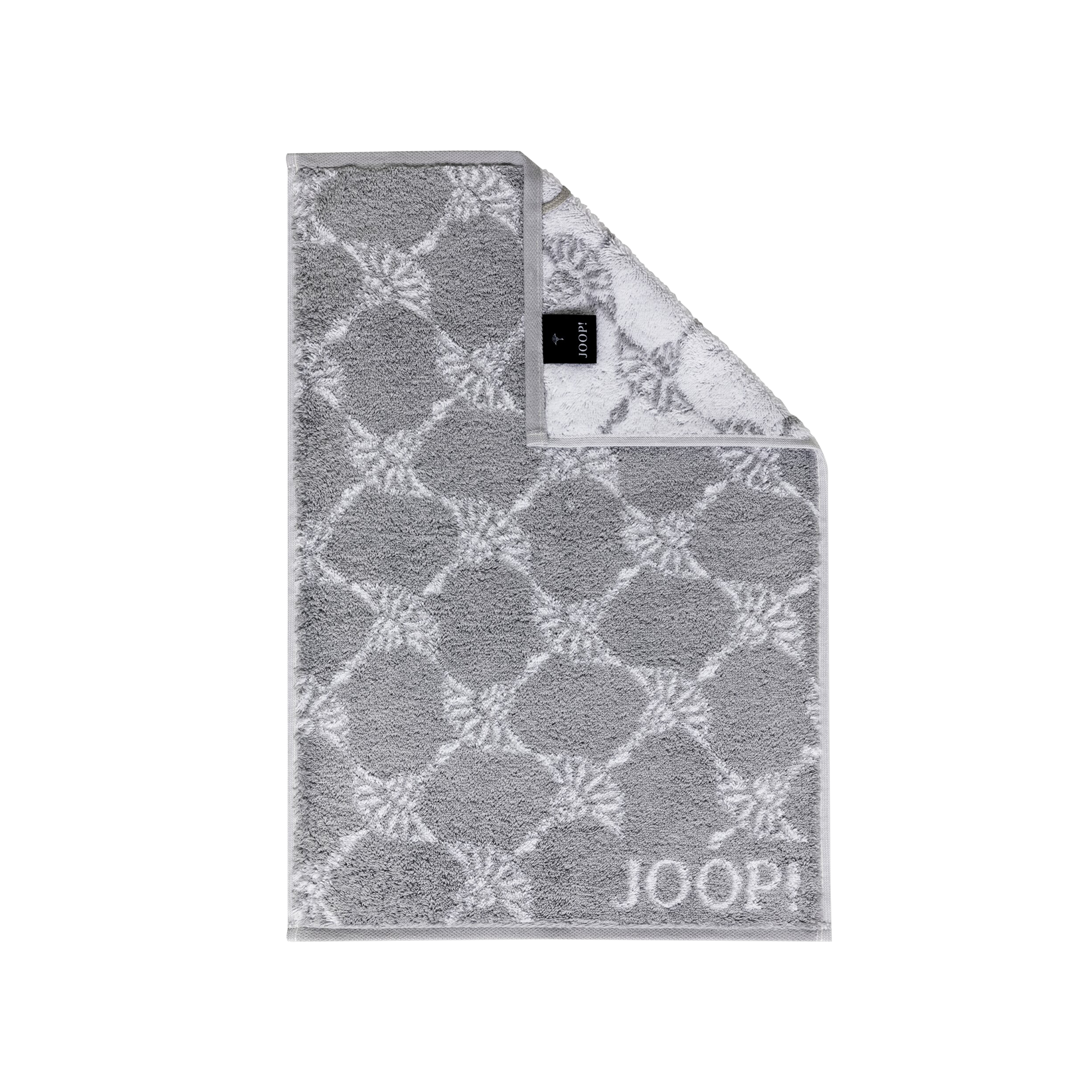 JOOP! Gästehandtuch Cornflower Weiss-Silber 30x50cm JOOP! Gästehandtuch Cornflower Weiss-Silber 30x50cm