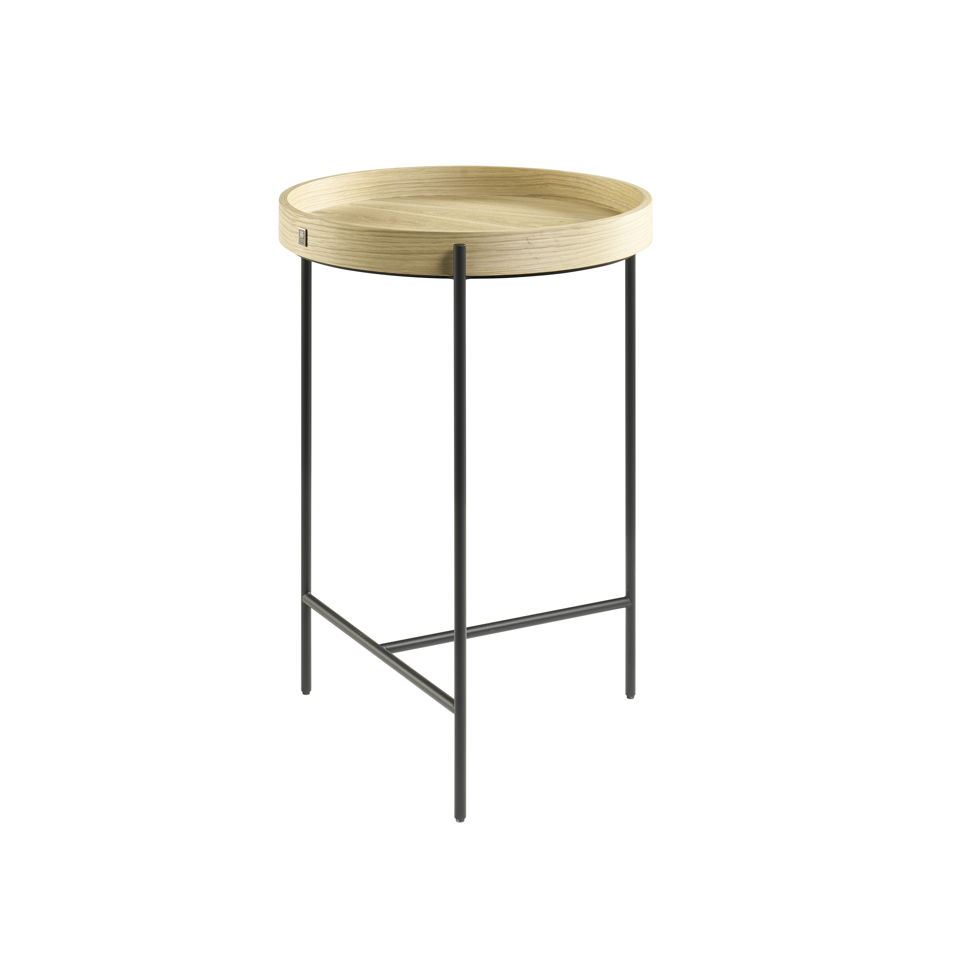 Musterring Beistelltisch JustB! M110.1875 Wildeiche hell furniert, geölt, Gestell Metall Anthrazit matt Musterring Beistelltisch JustB! M110.1875 Wildeiche hell furniert, geölt, Gestell Metall Anthrazit matt