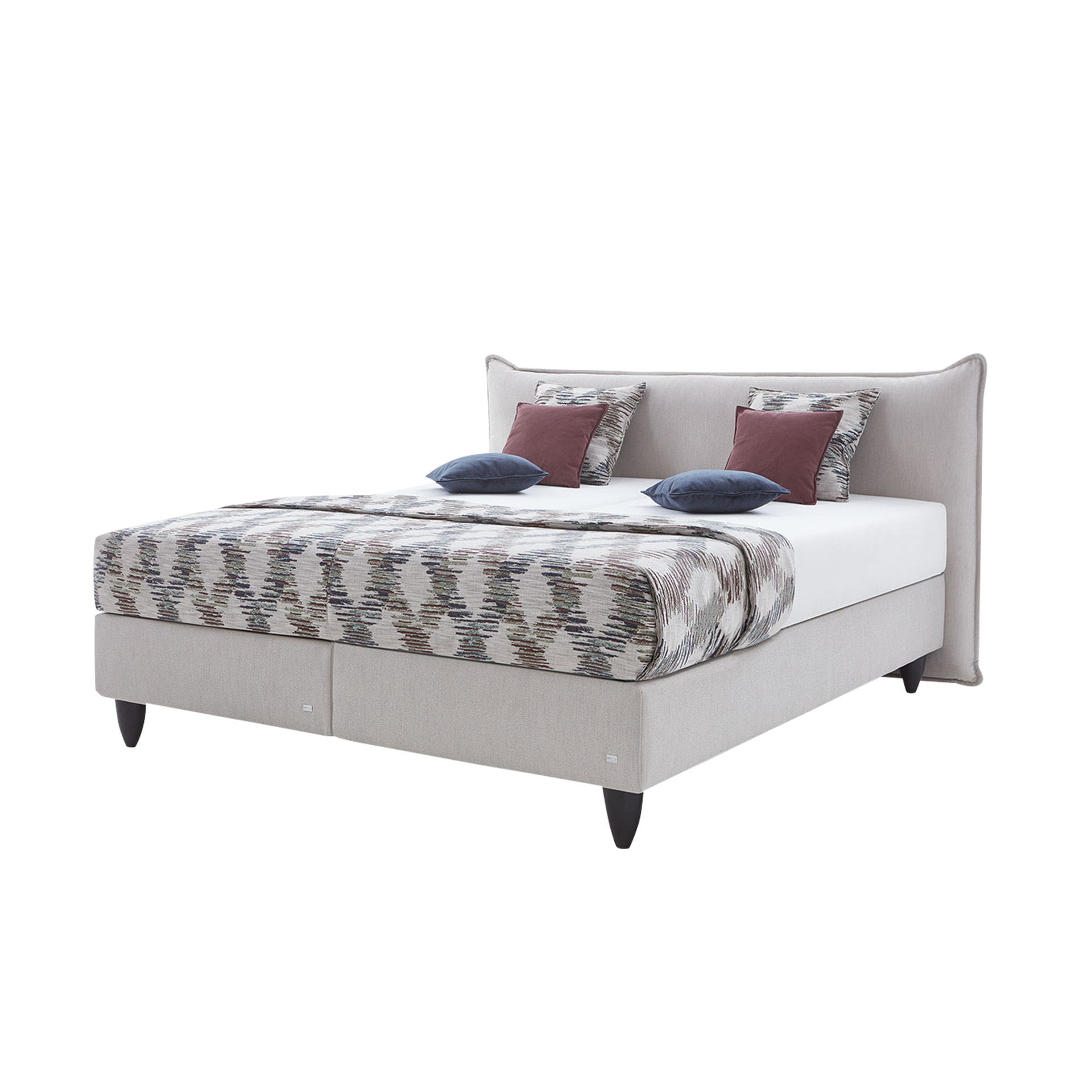 Ruf Boxspringbett Sonata Grau 180x200 cm H2 - mittelfest, bis ca. 80 kg H3 - fest, ab ca. 80 kg Ruf Boxspringbett Sonata Grau 180x200 cm H2 - mittelfest, bis ca. 80 kg H3 - fest, ab ca. 80 kg