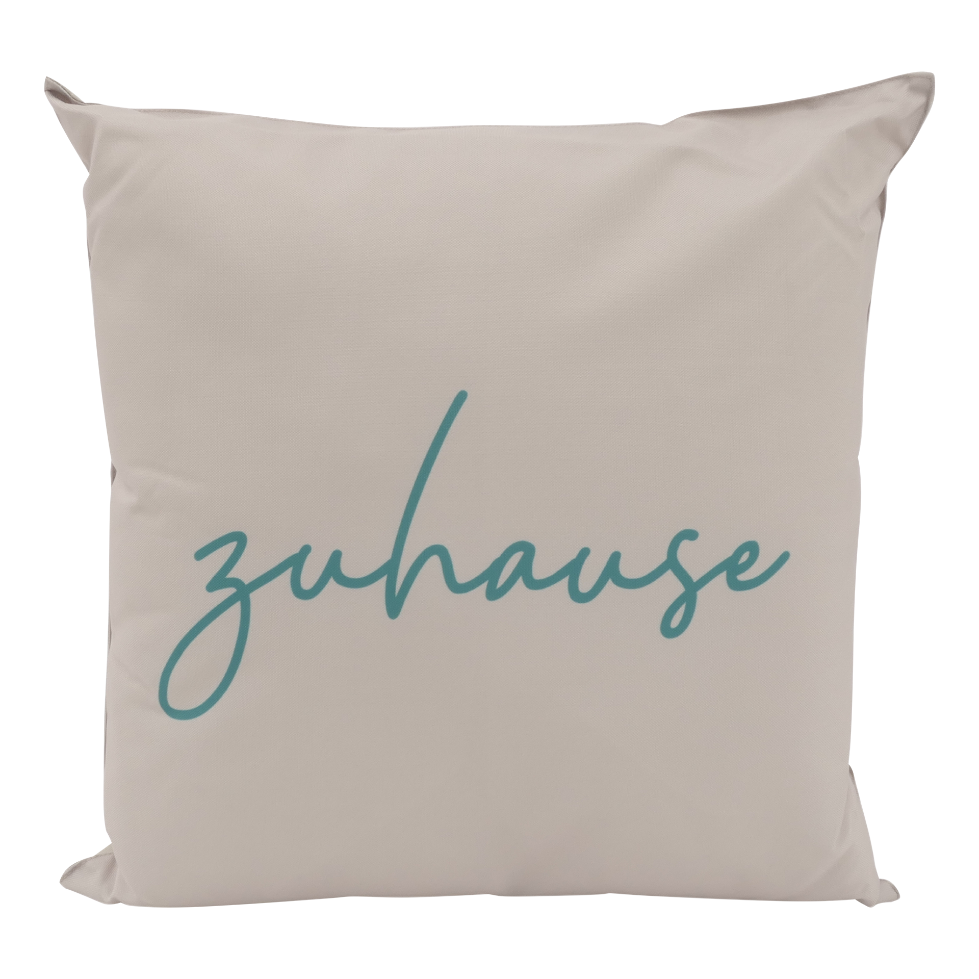 Outdoor-Kissen Zuhause Beige Petrol 45x45cm
