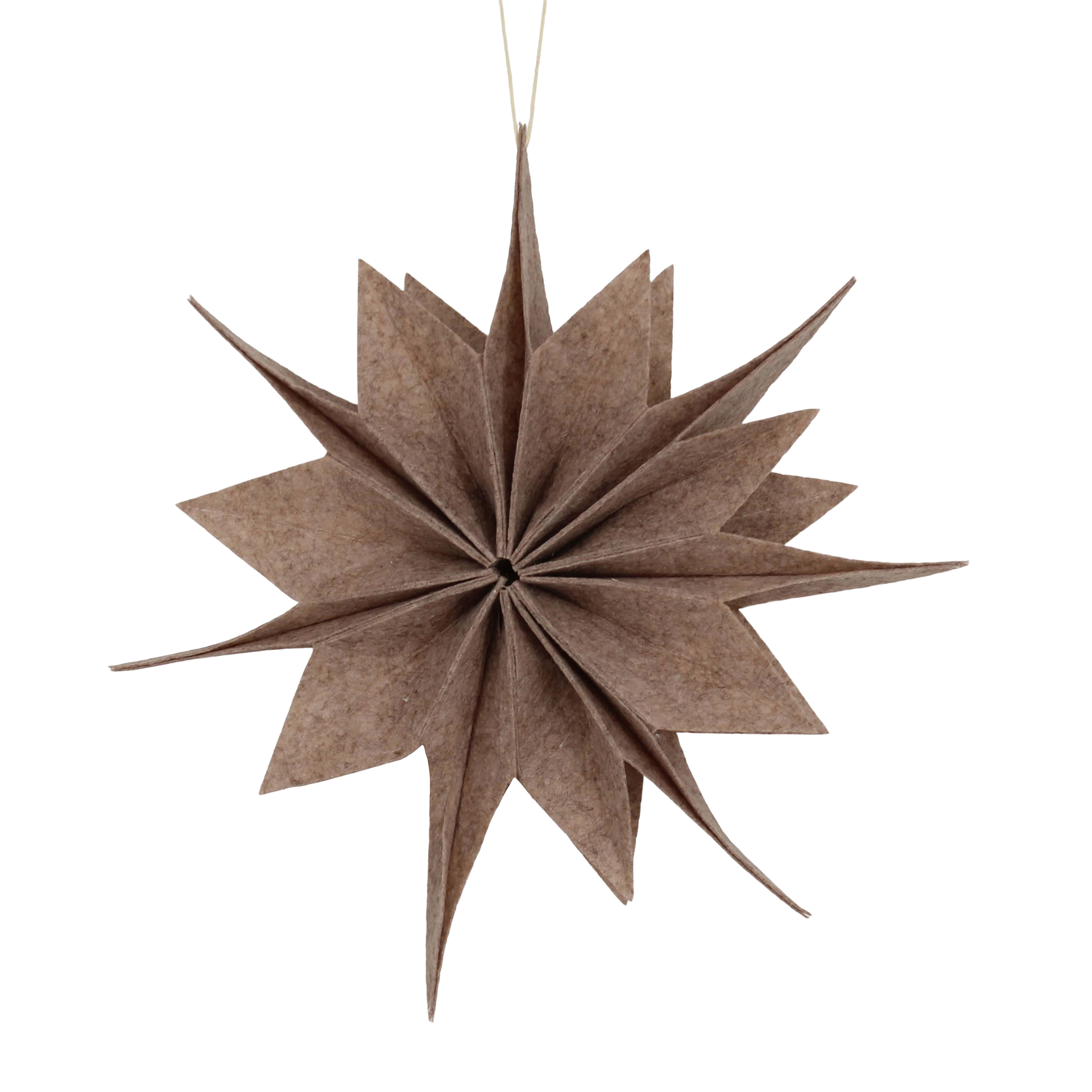 Dekohänger Stern Braun Dekohänger Stern Braun