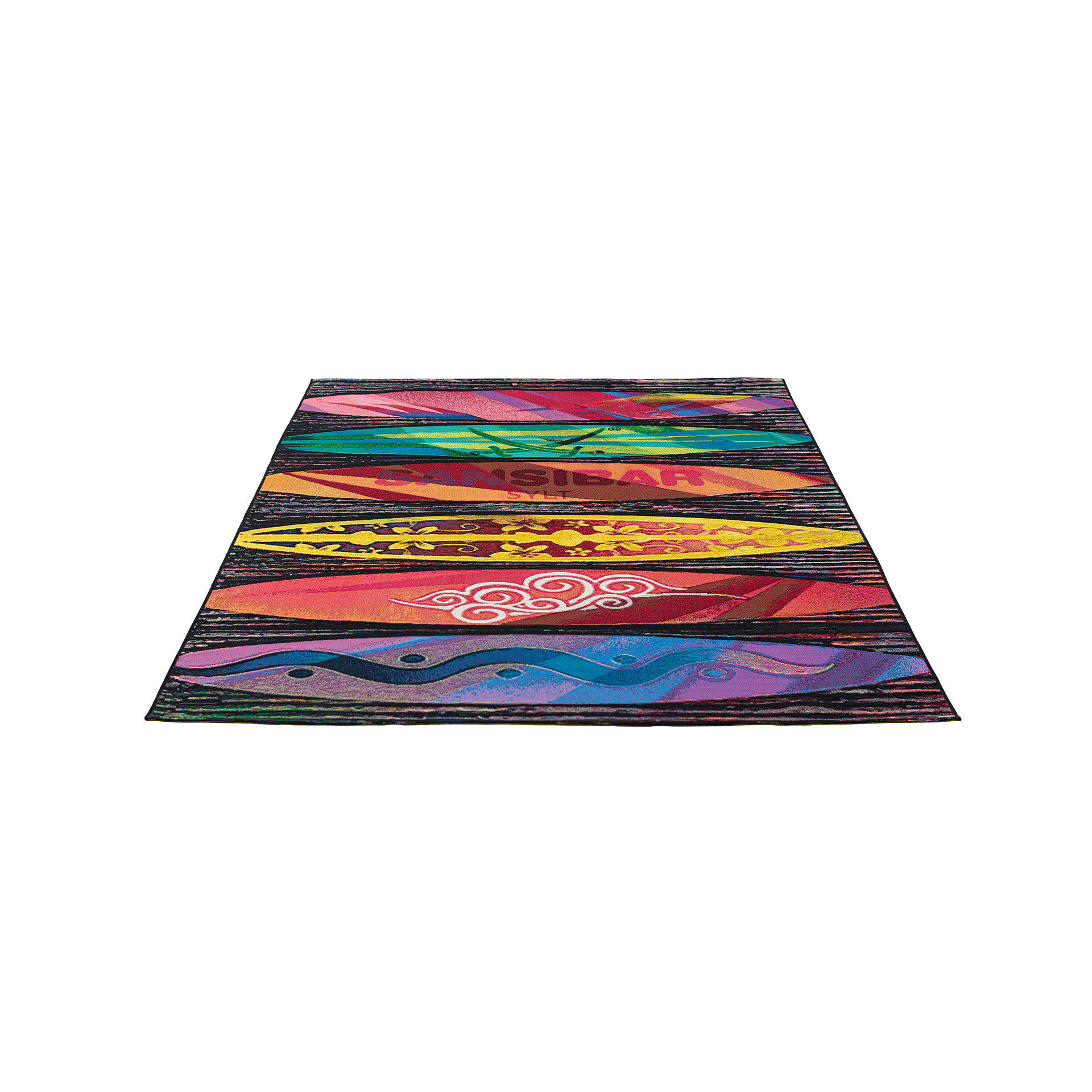 Outdoorteppich Sansibar Rantum Beach 80x165 Surf Multicolor Outdoorteppich Sansibar Rantum Beach 80x165 Surf Multicolor