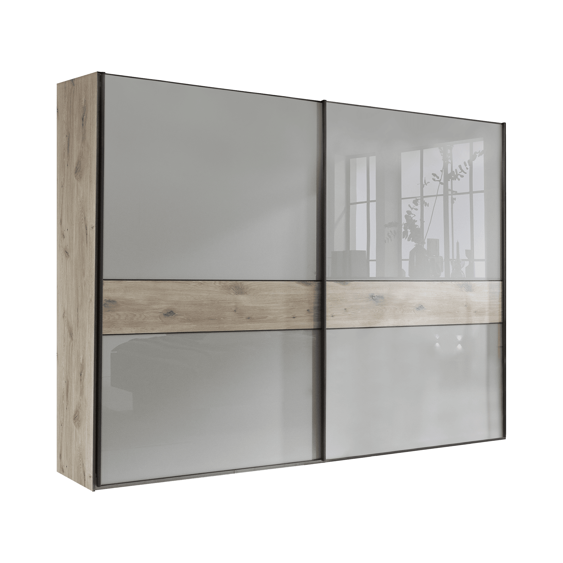 Collection H Schwebetürenschrank Trondheim Beige 67*250*217