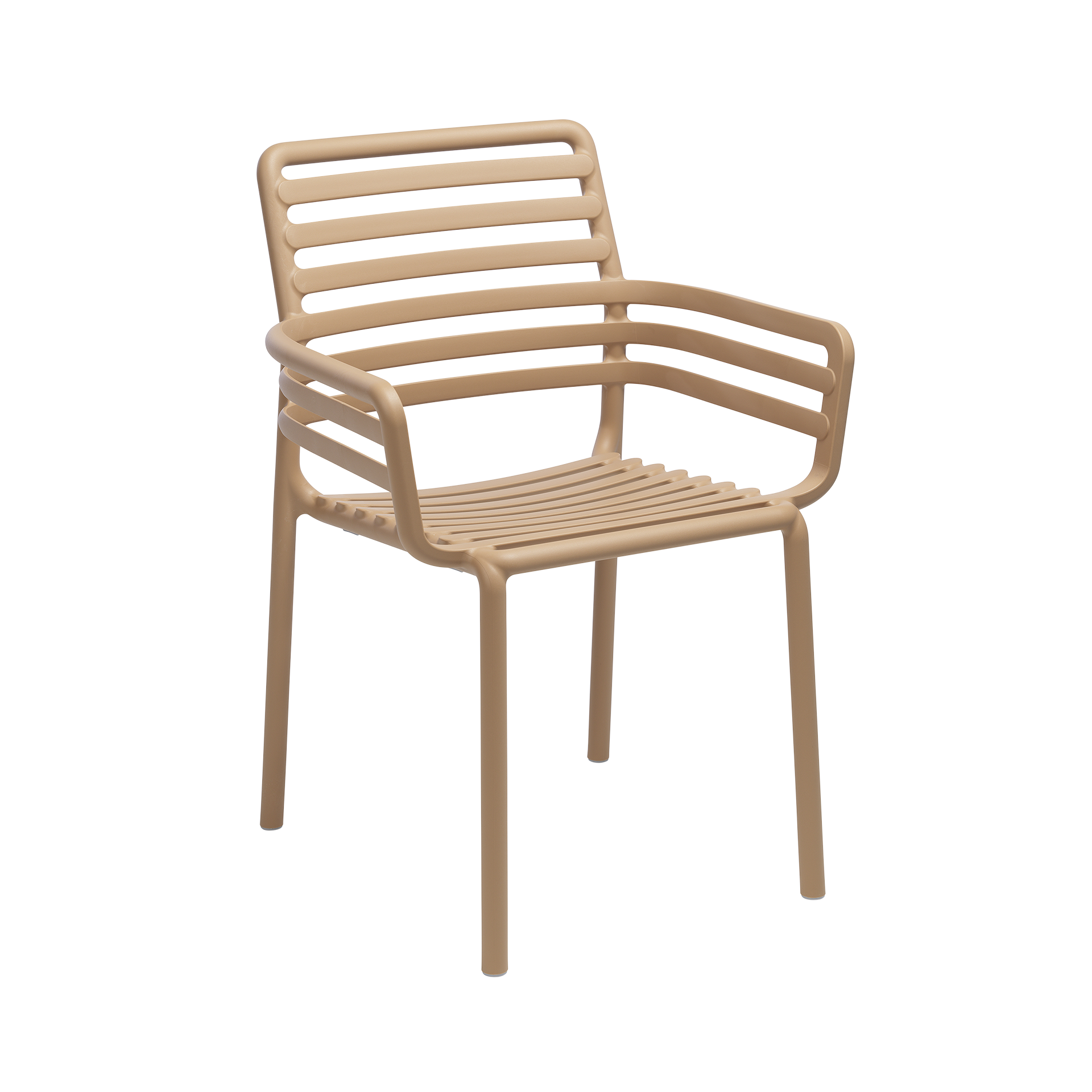 Nardi Armlehnstuhl Doga Cappuccino stapelbar