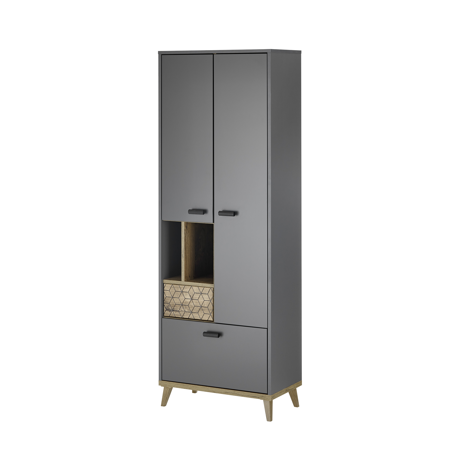 Badschrank Lewis Grau 60*33*170