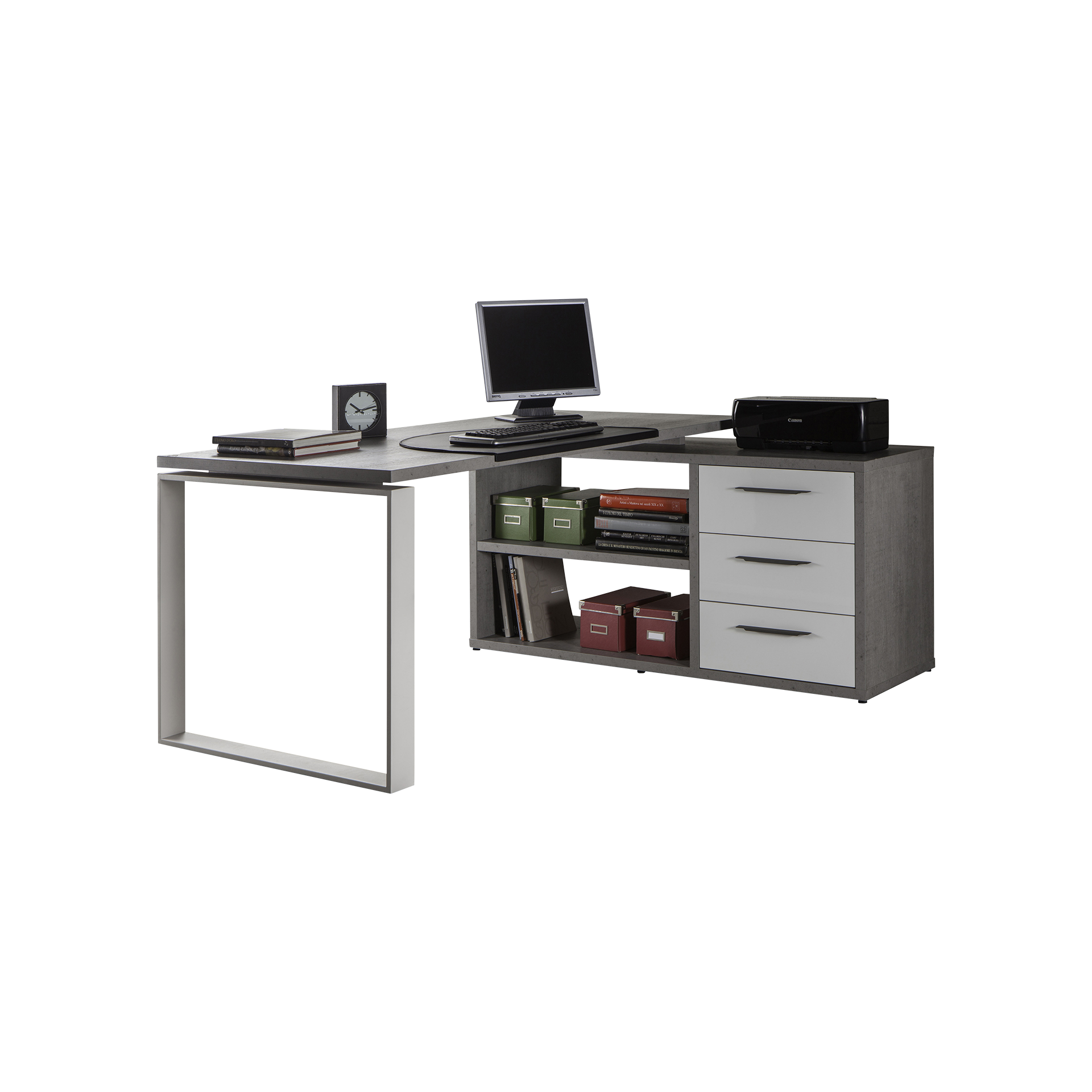 Schreibtisch DIN Grau Schreibtisch DIN Grau