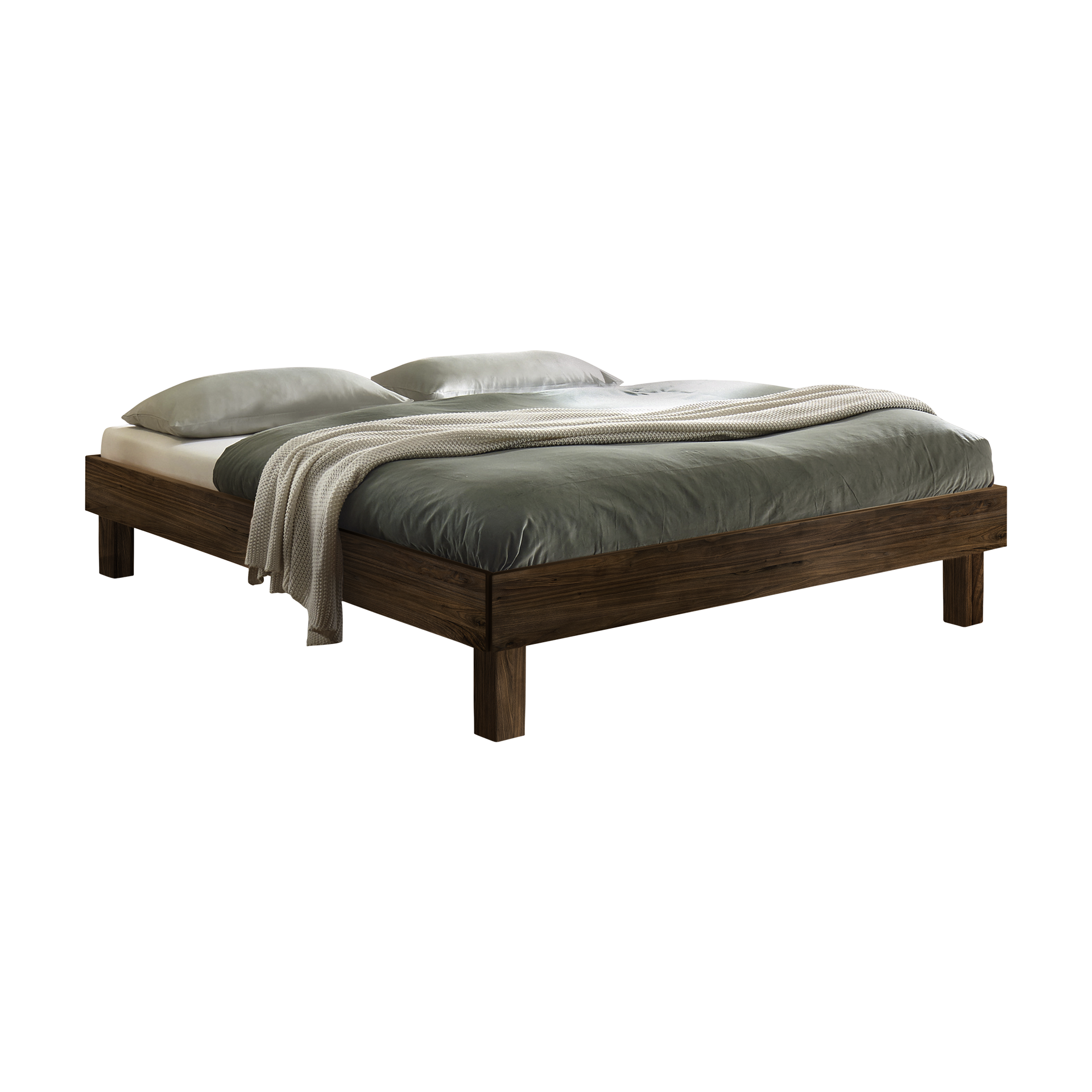 HASENA Bett Trento Gestell Nußbaum 100x200 cm HASENA Bett Trento Gestell Nußbaum 100x200 cm