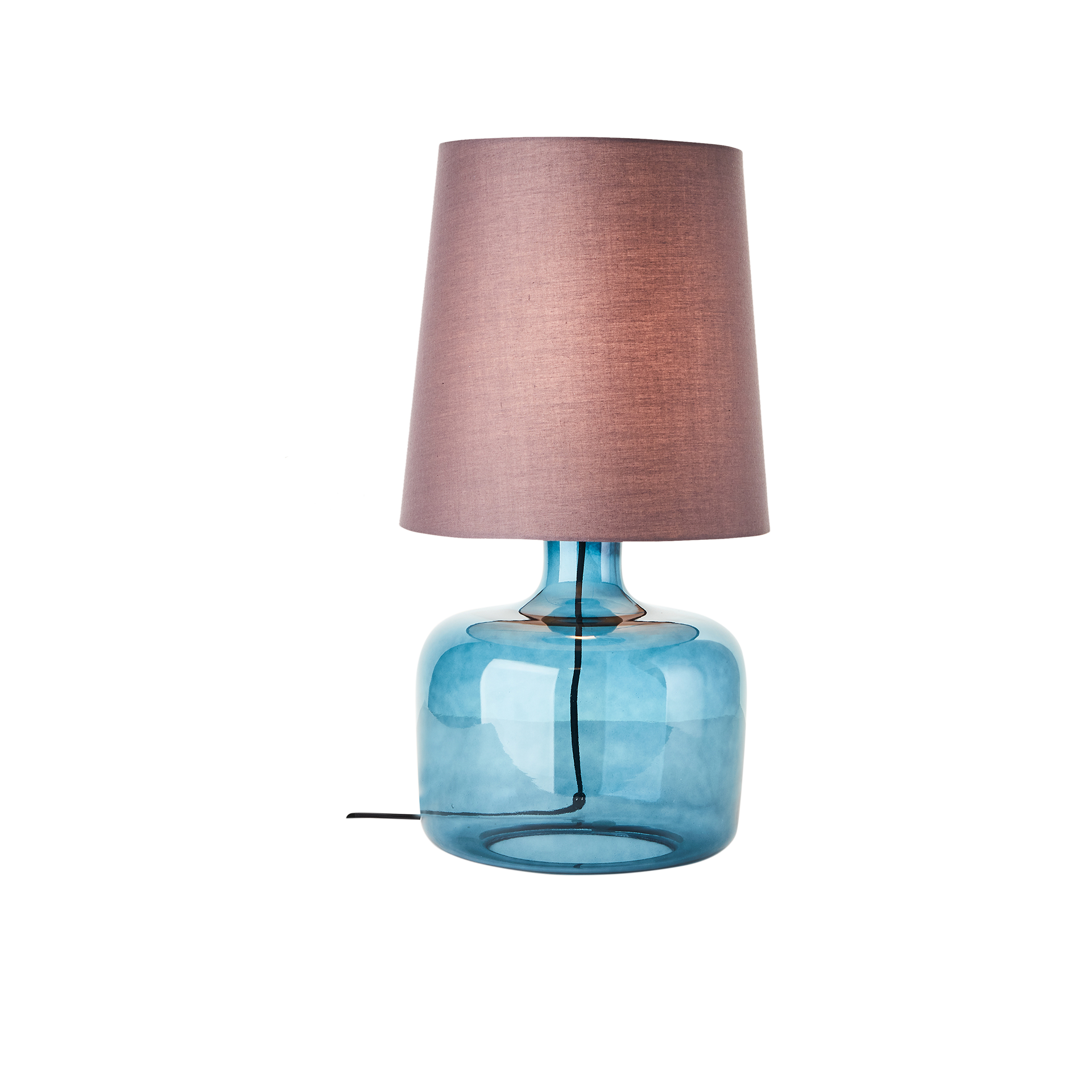 Tischleuchte Hydra Blau-Braun