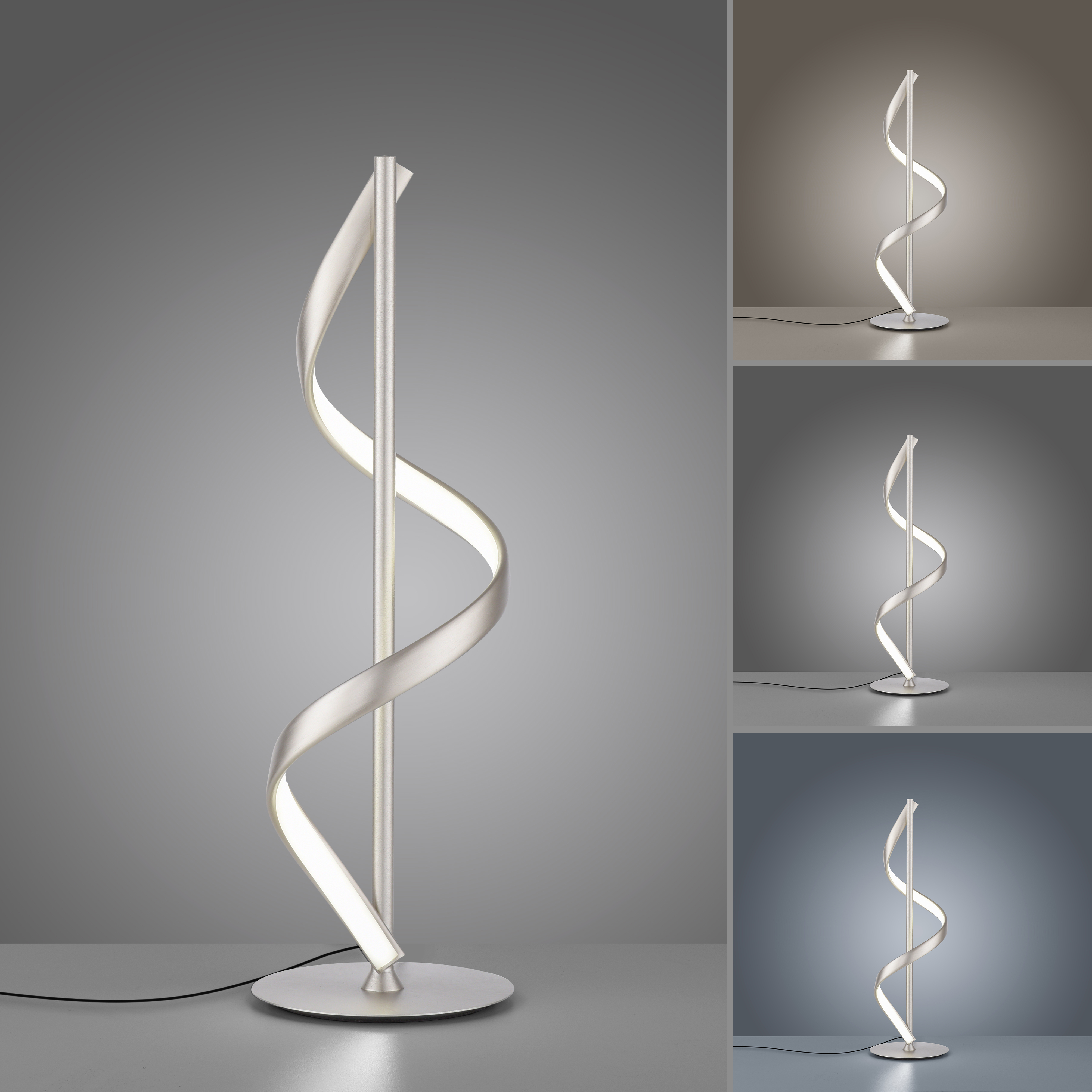 Tischleuchte Q-SWING Silber Tischleuchte Q-SWING Silber