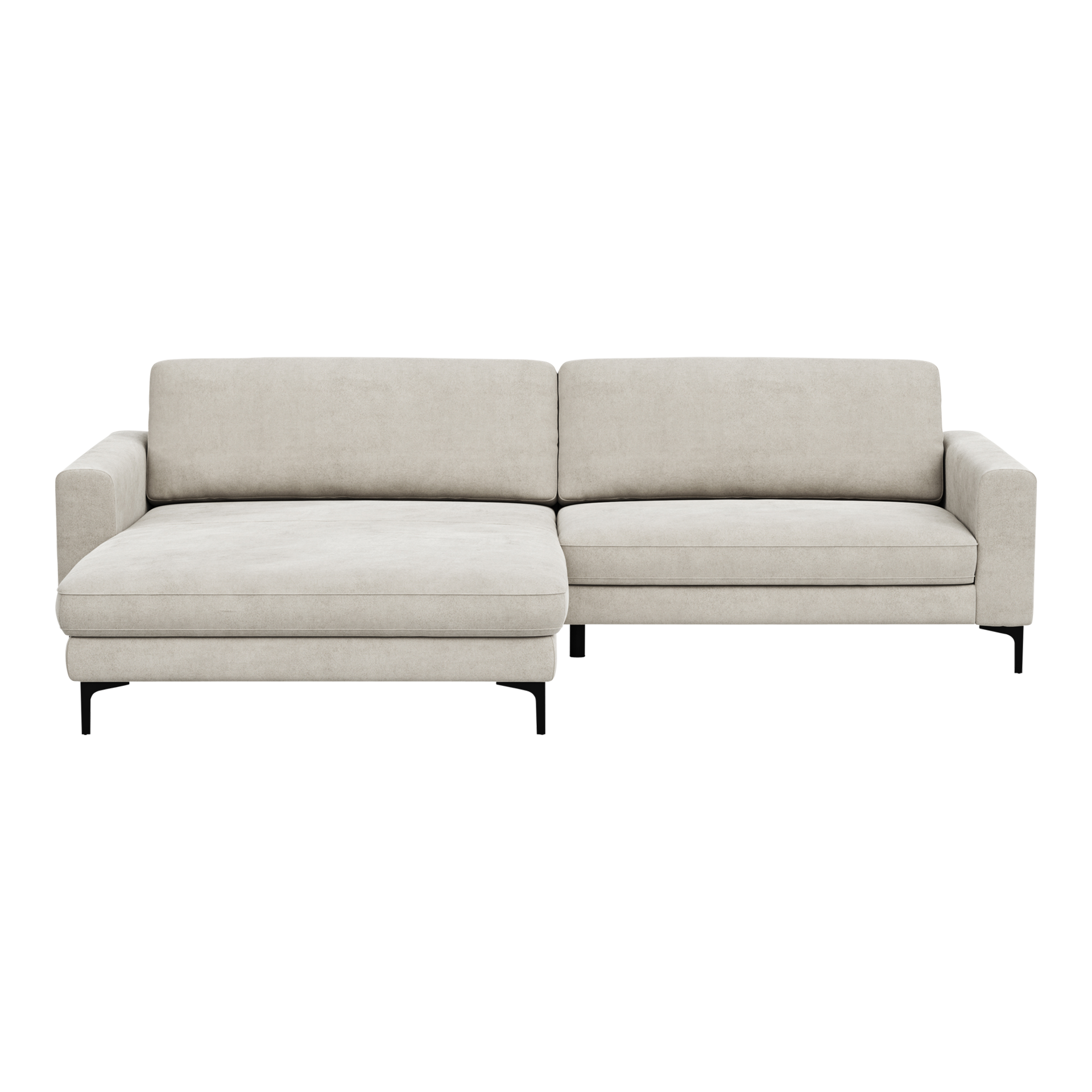 Global wohnen Ecksofa Oviedo Weiß langer Schenkel links Global wohnen Ecksofa Oviedo Weiß langer Schenkel links