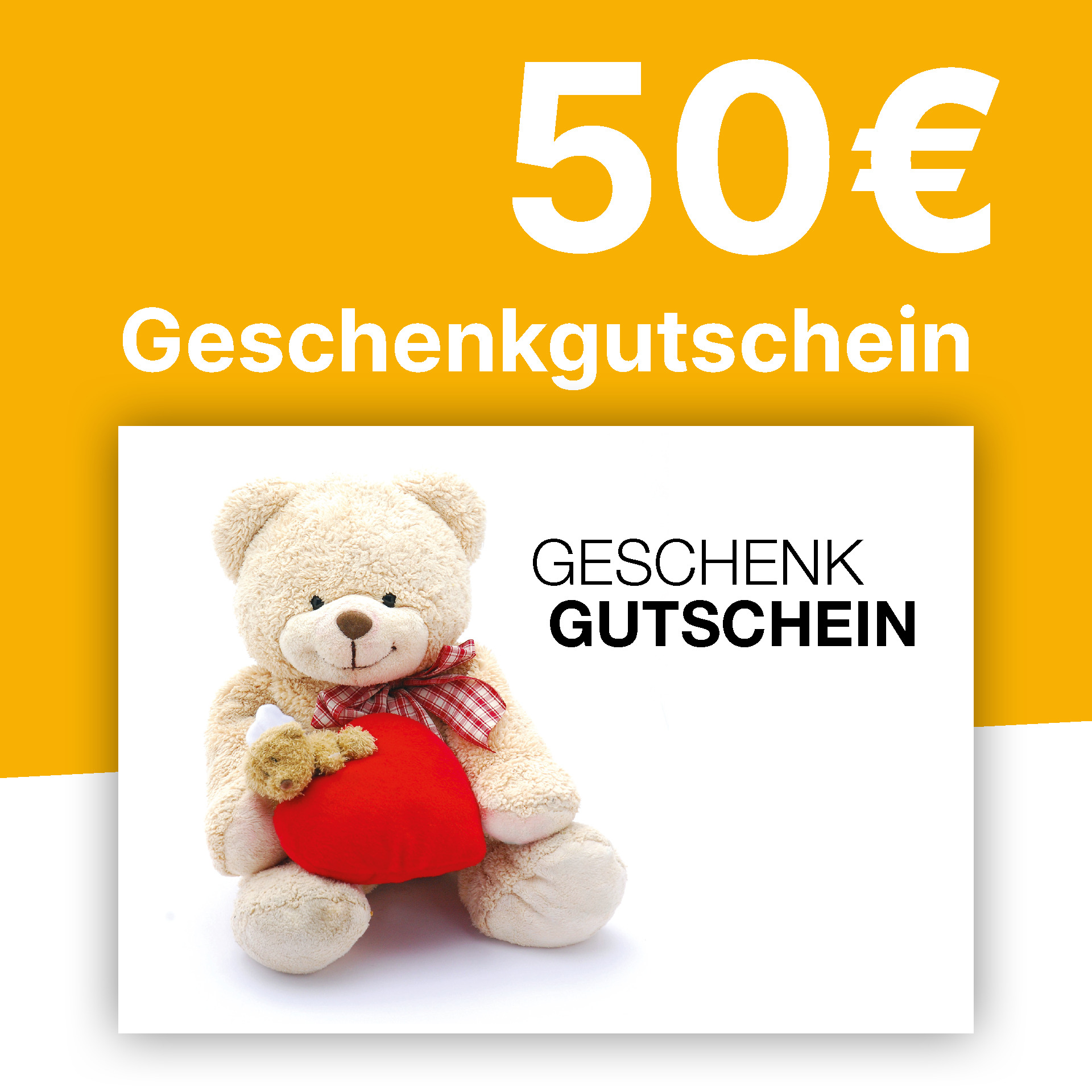 Gutschein 50,- € Gutschein 50,- €