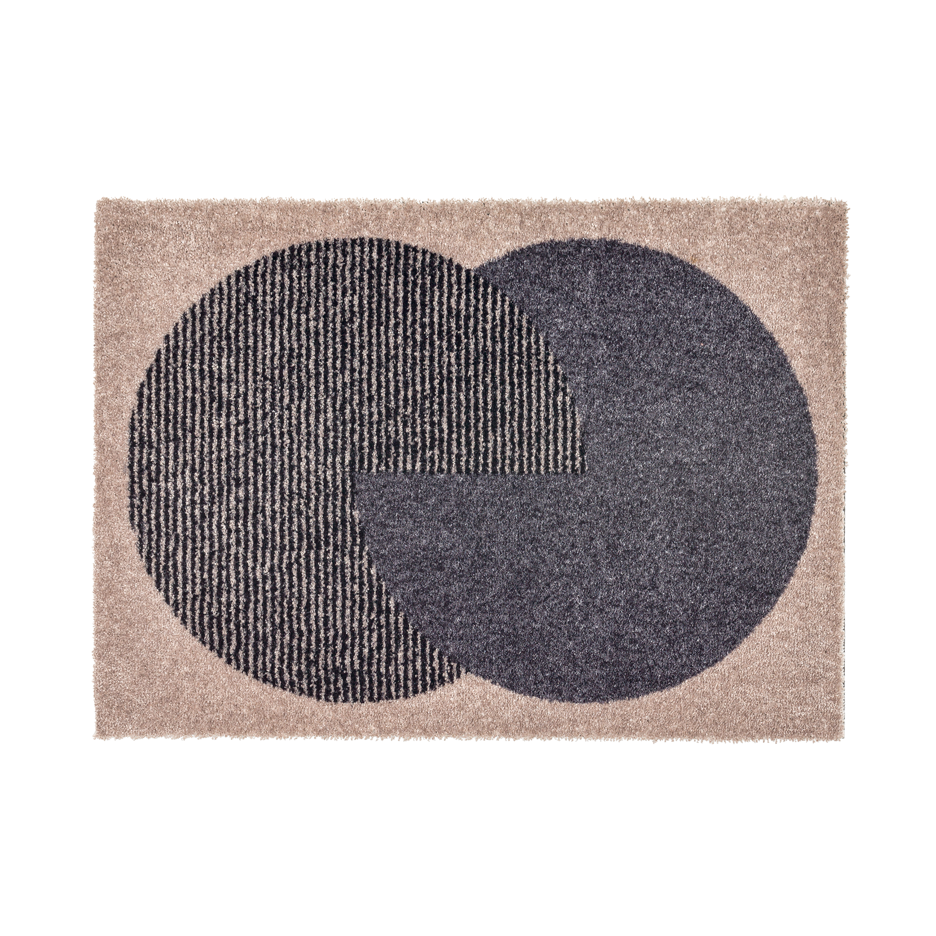 SCHÖNER WOHNEN-Kollektion Fußmatte Manhattan 67x100 Beige-Anthrazit SCHÖNER WOHNEN-Kollektion Fußmatte Manhattan 67x100 Beige-Anthrazit