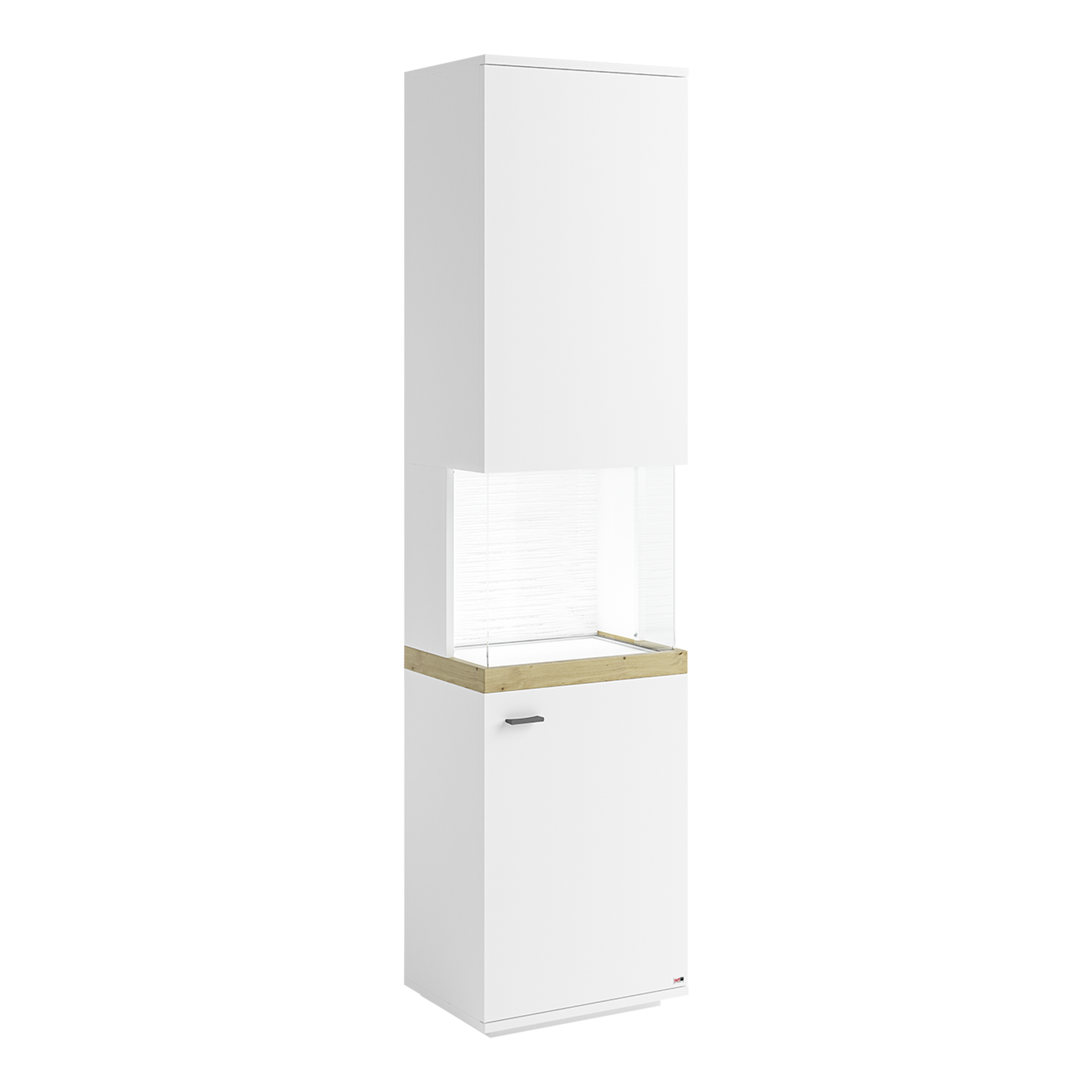 set one by Musterring Vitrine Lancaster Weiß 37.2*50*206.2 set one by Musterring Vitrine Lancaster Weiß 37.2*50*206.2