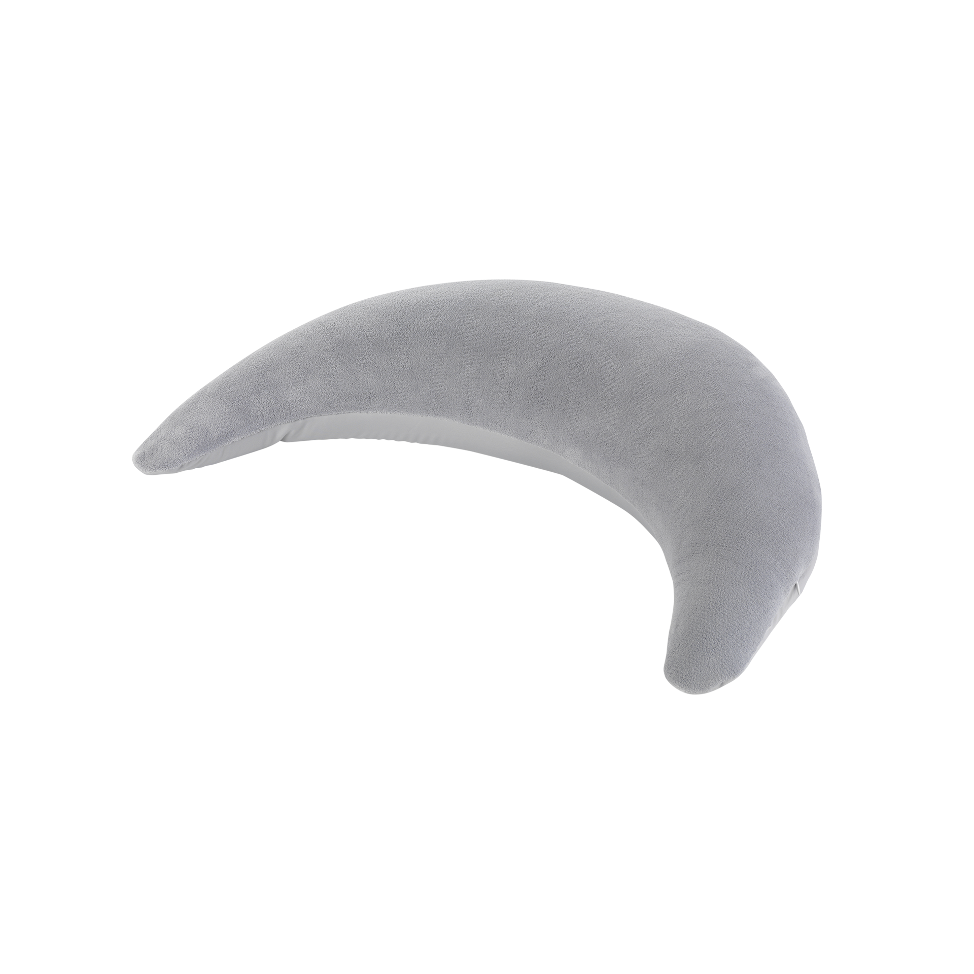 Stillkissen Theraline Plüschmond silbergrau Stillkissen Theraline Plüschmond silbergrau