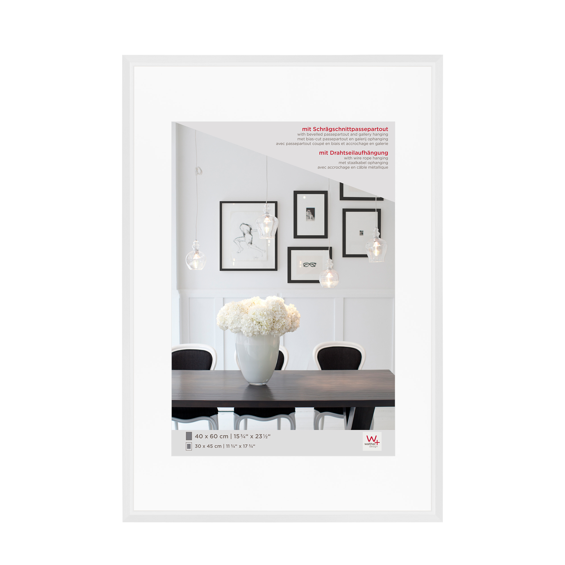 Bilderrahmen Steel Style weiß Bilderrahmen Steel Style weiß