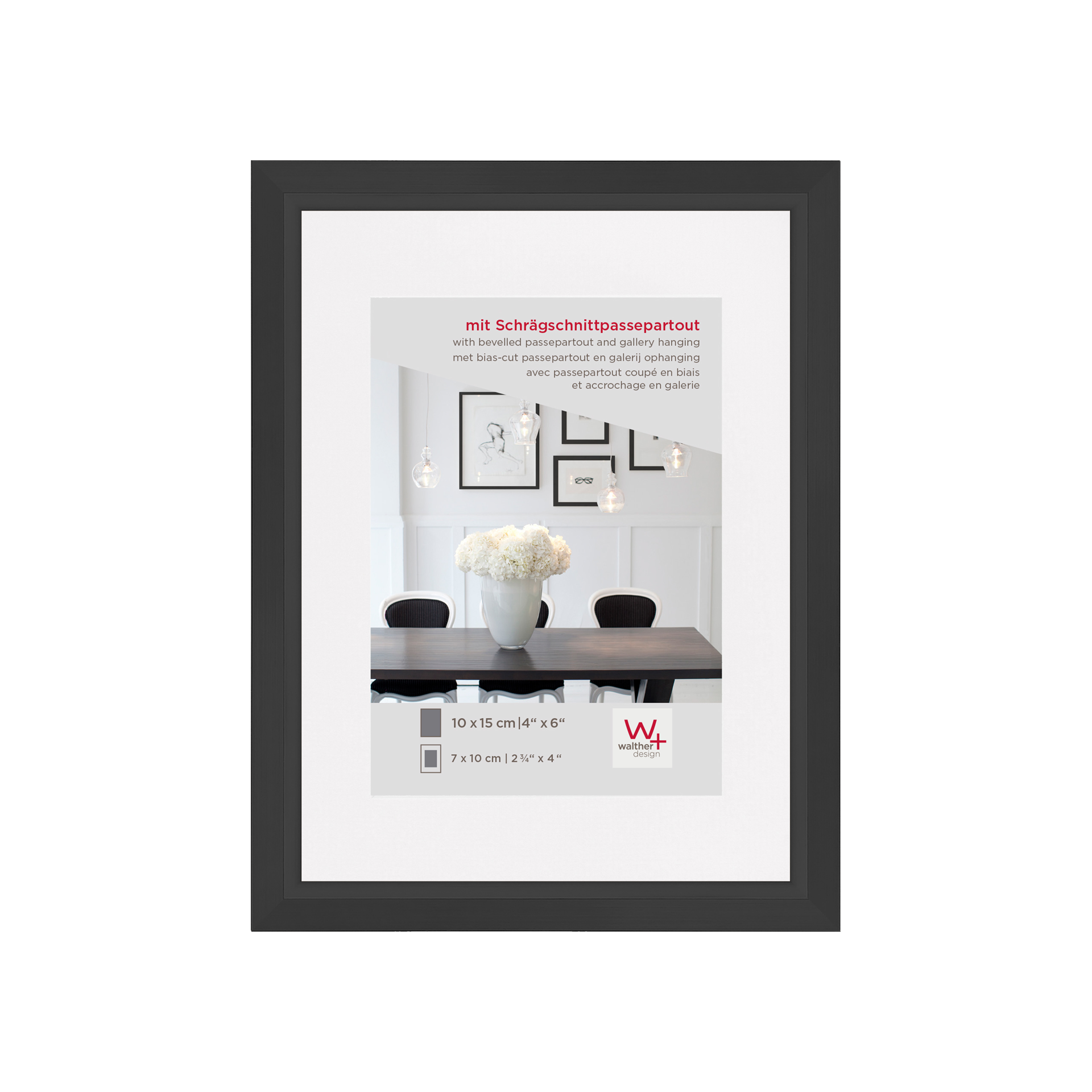 Bilderrahmen Steel Style schwarz Bilderrahmen Steel Style schwarz