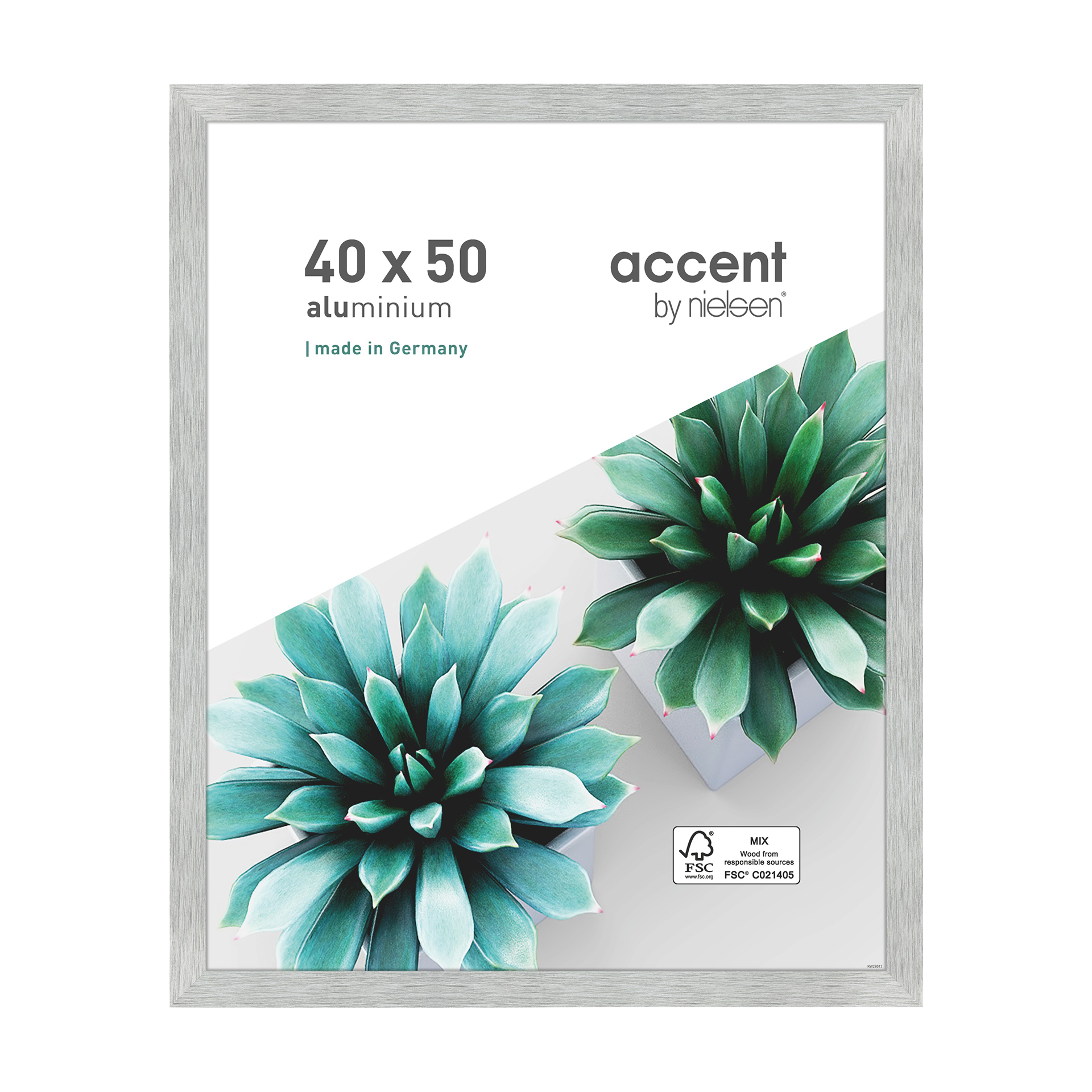 Bilderrahmen Star Struktur Silber matt Bilderrahmen Star Struktur Silber matt