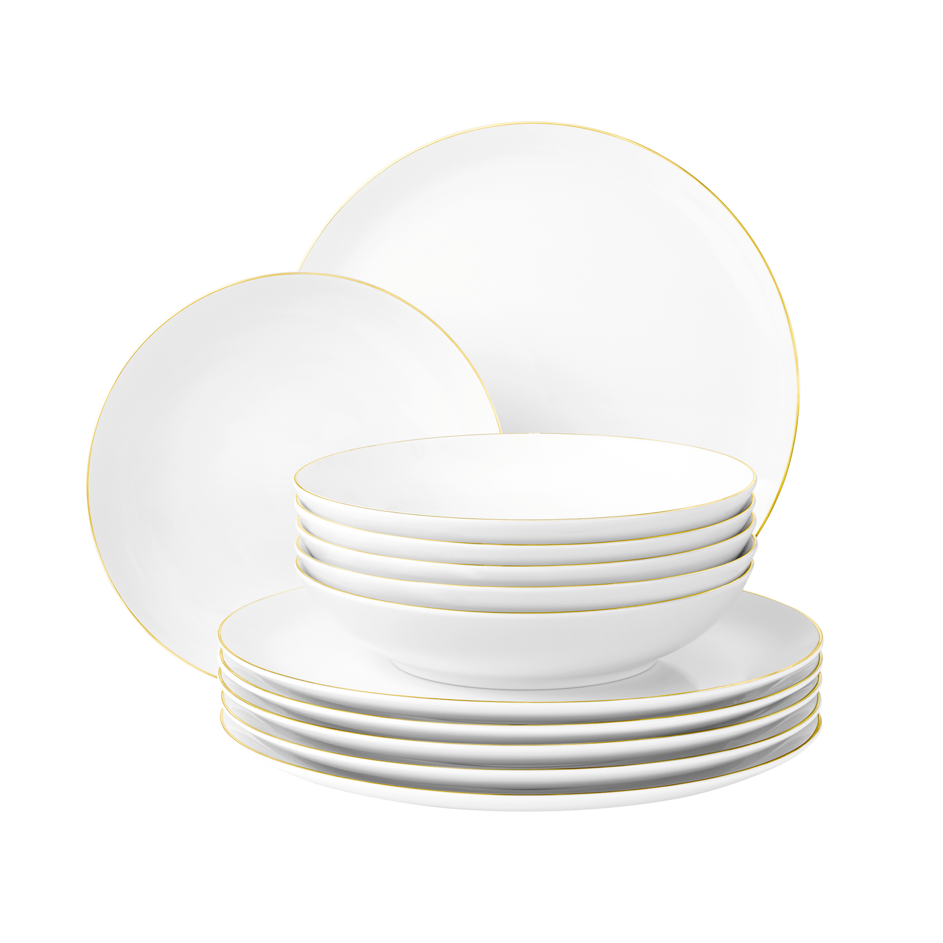 Tafelservice Liberty 12-teilig Gold Tafelservice Liberty 12-teilig Gold