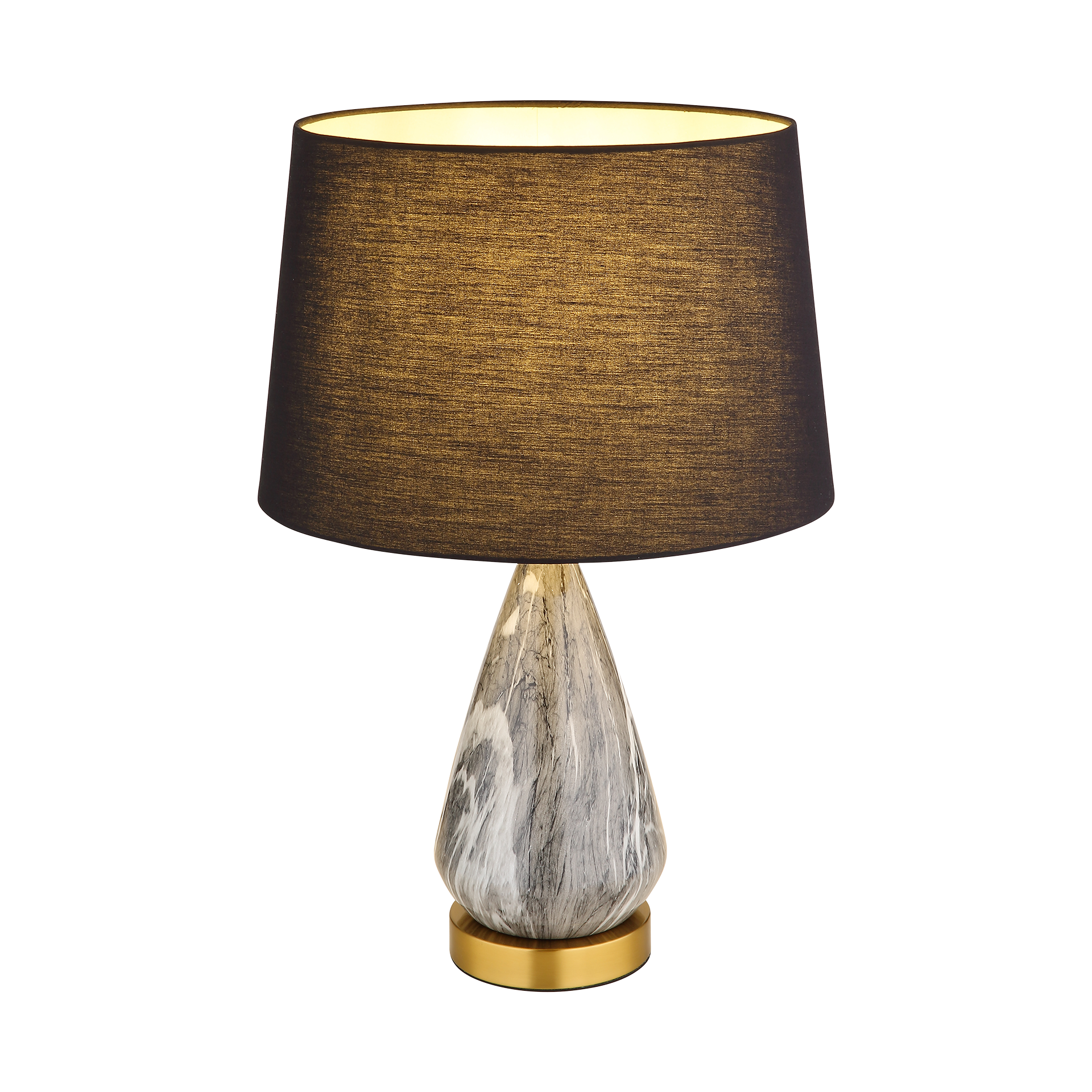 Tischleuchte KISA Gold Schwarz Grau Tischleuchte KISA Gold Schwarz Grau