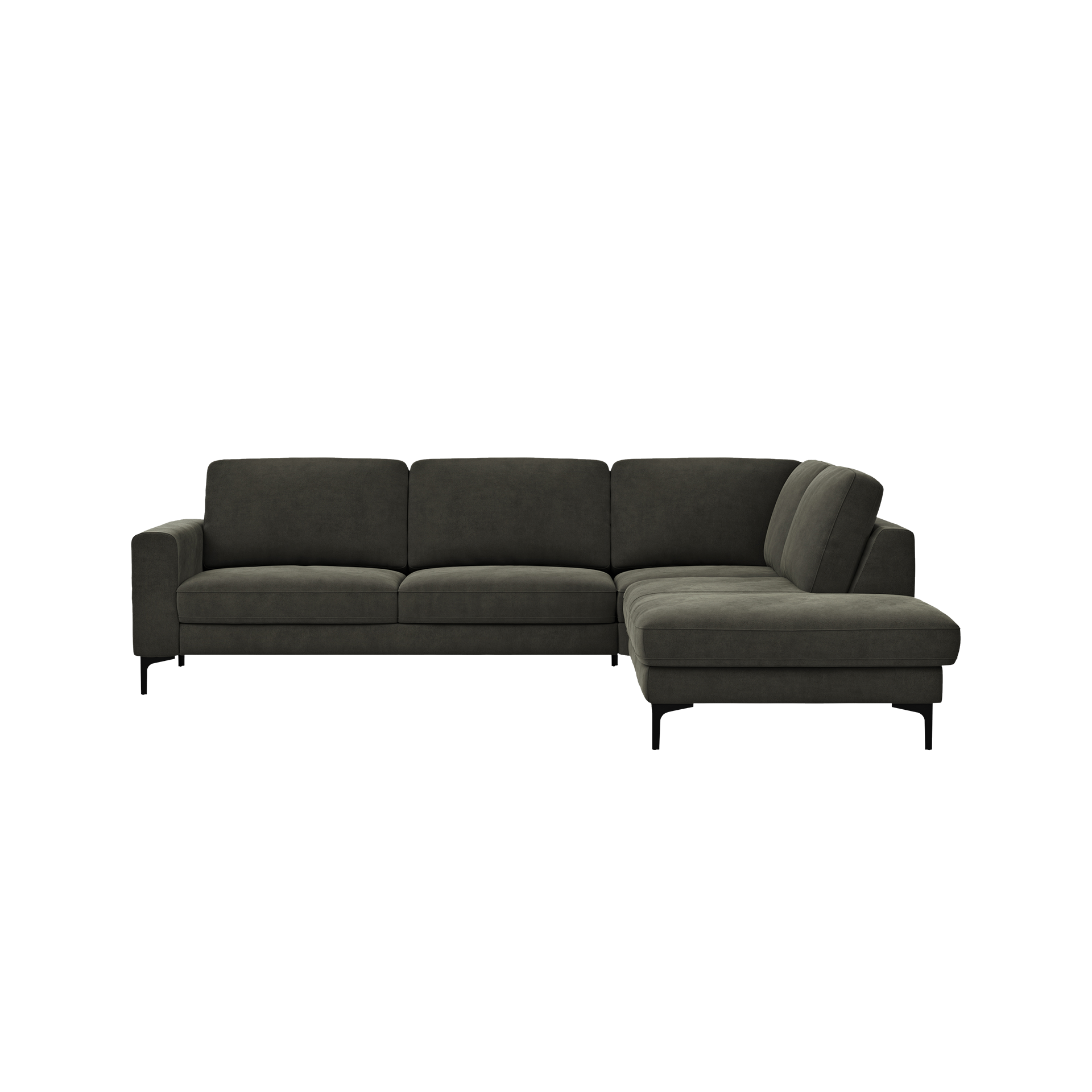 Global wohnen Ecksofa Oviedo Braun langer Schenkel rechts Global wohnen Ecksofa Oviedo Braun langer Schenkel rechts